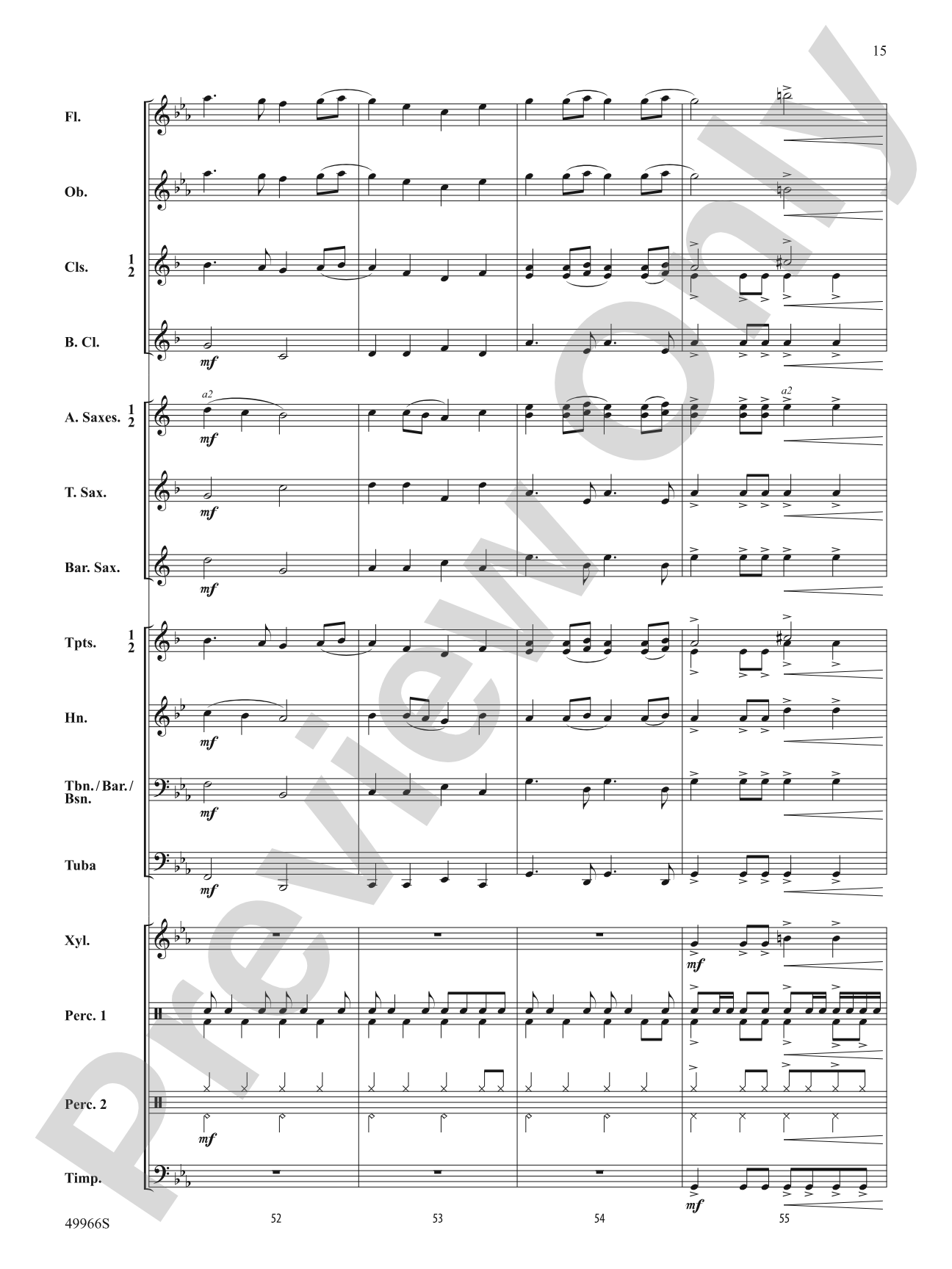 High Desert March: Score