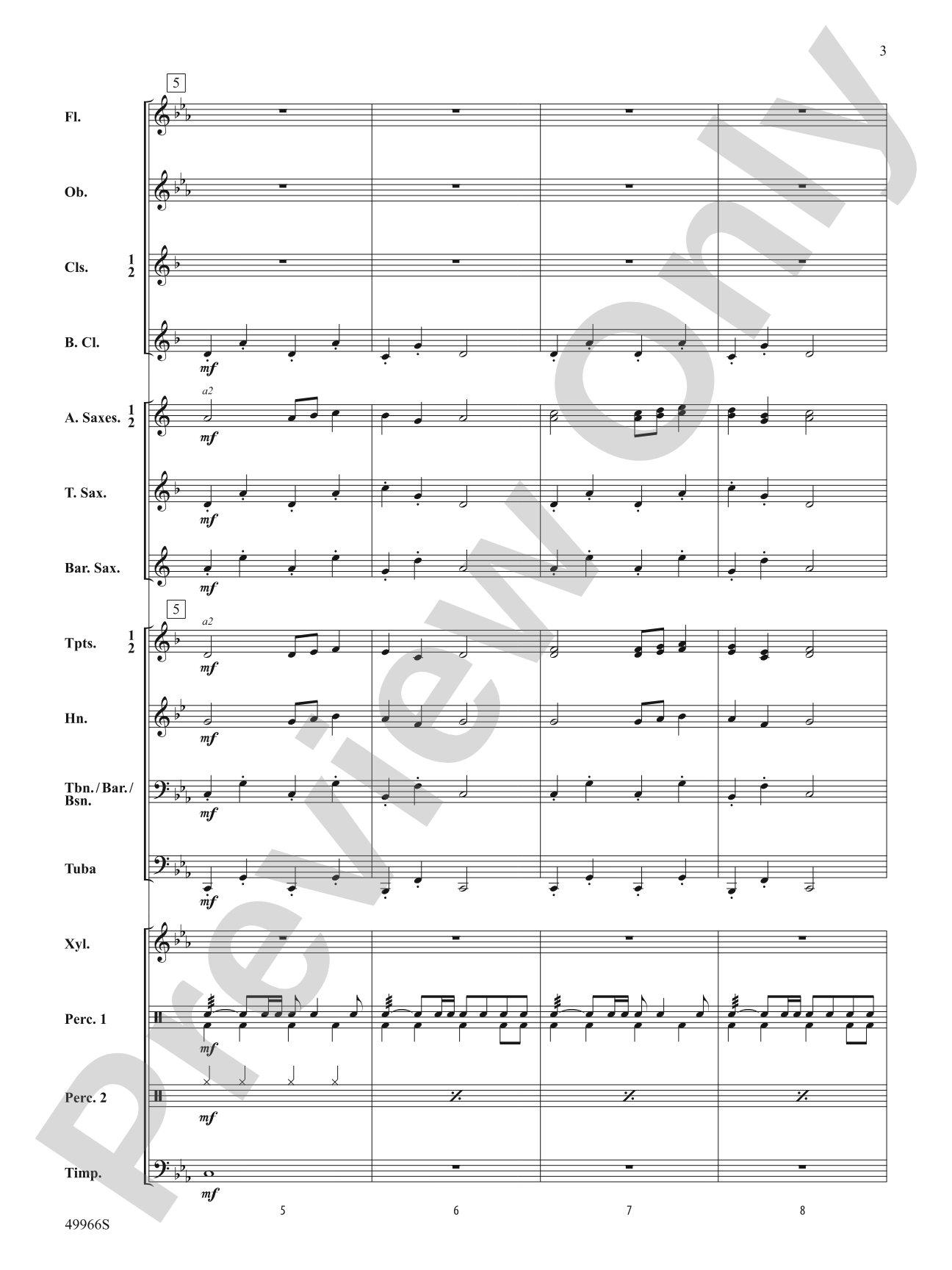 High Desert March: Score