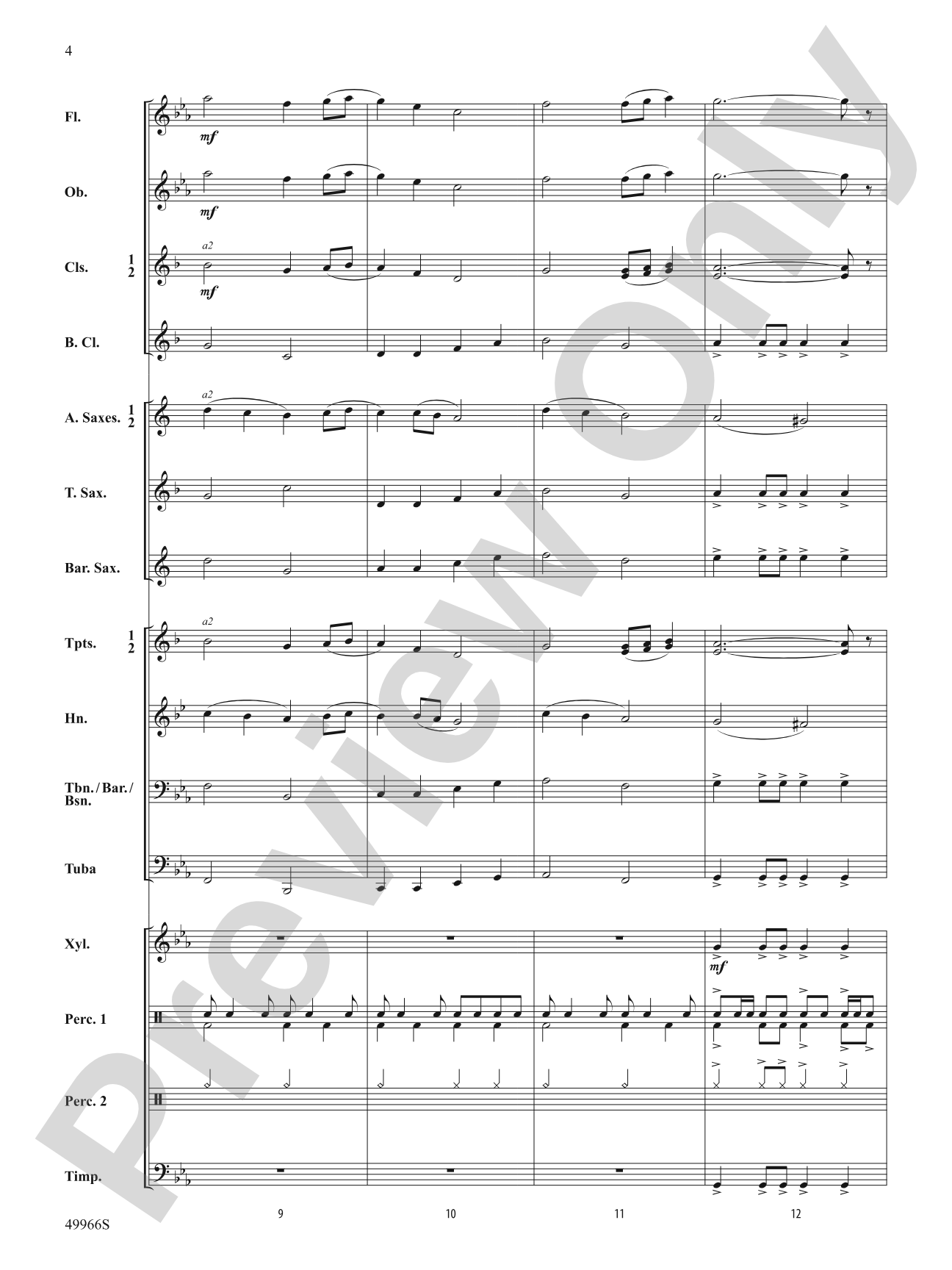 High Desert March: Score