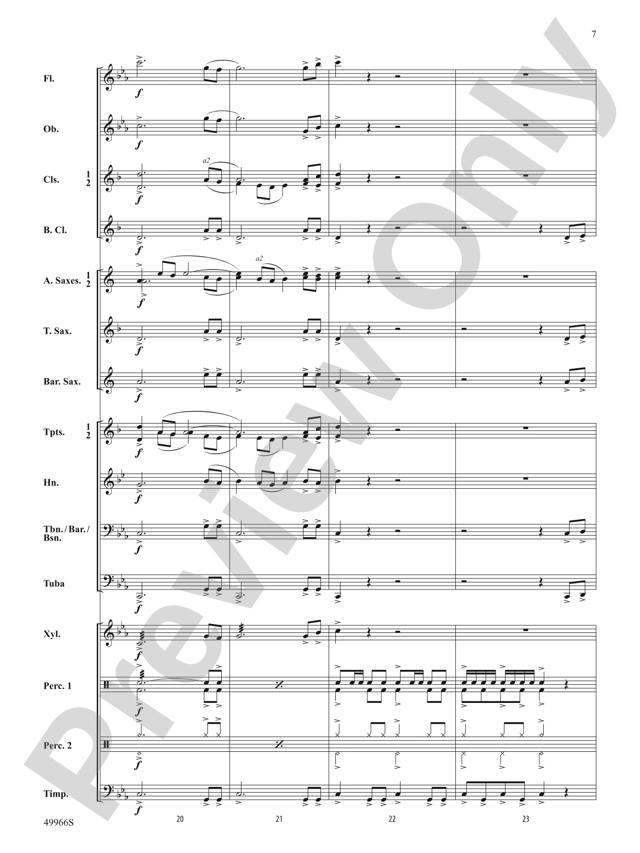 High Desert March: Score