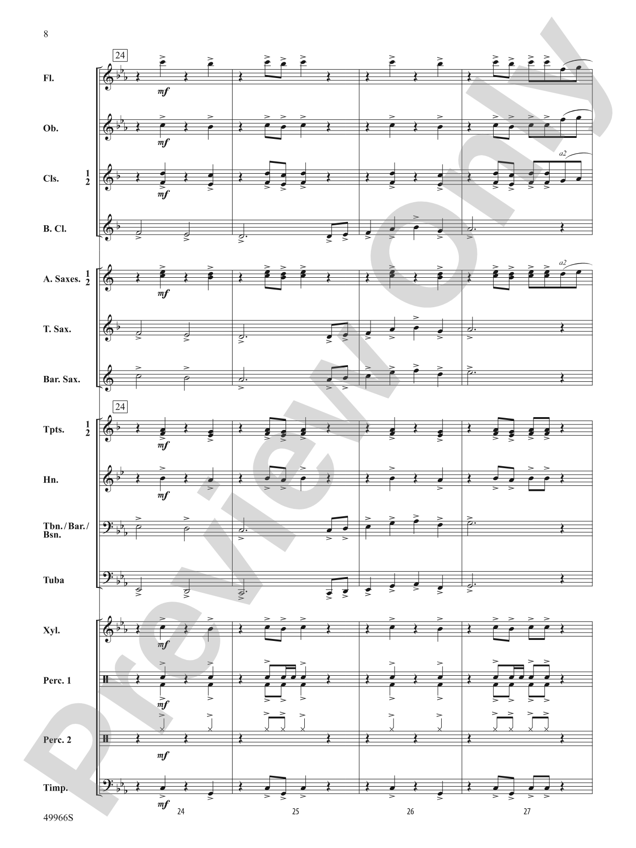 High Desert March: Score