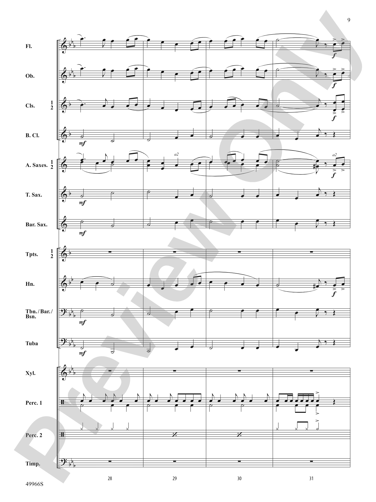 High Desert March: Score