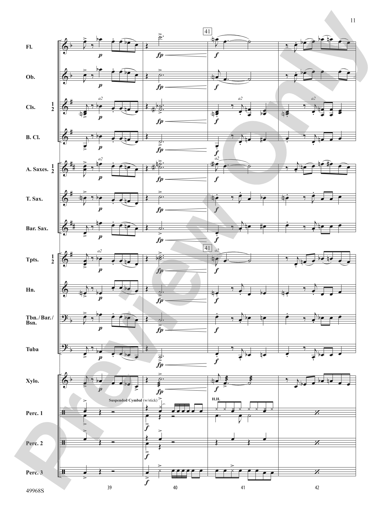 Funky Penguins: Concert Band Conductor Score & Parts
