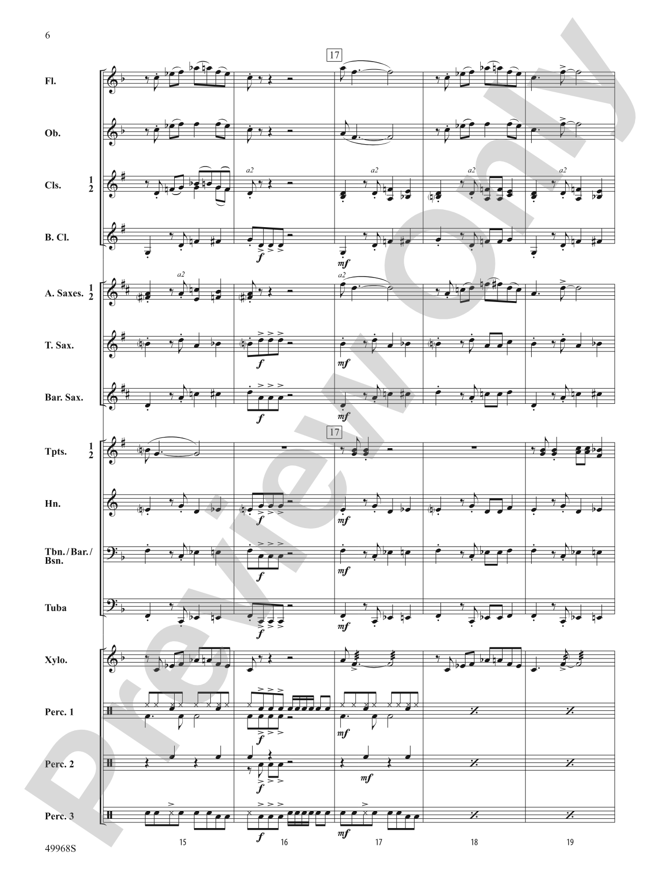 Funky Penguins: Concert Band Conductor Score & Parts