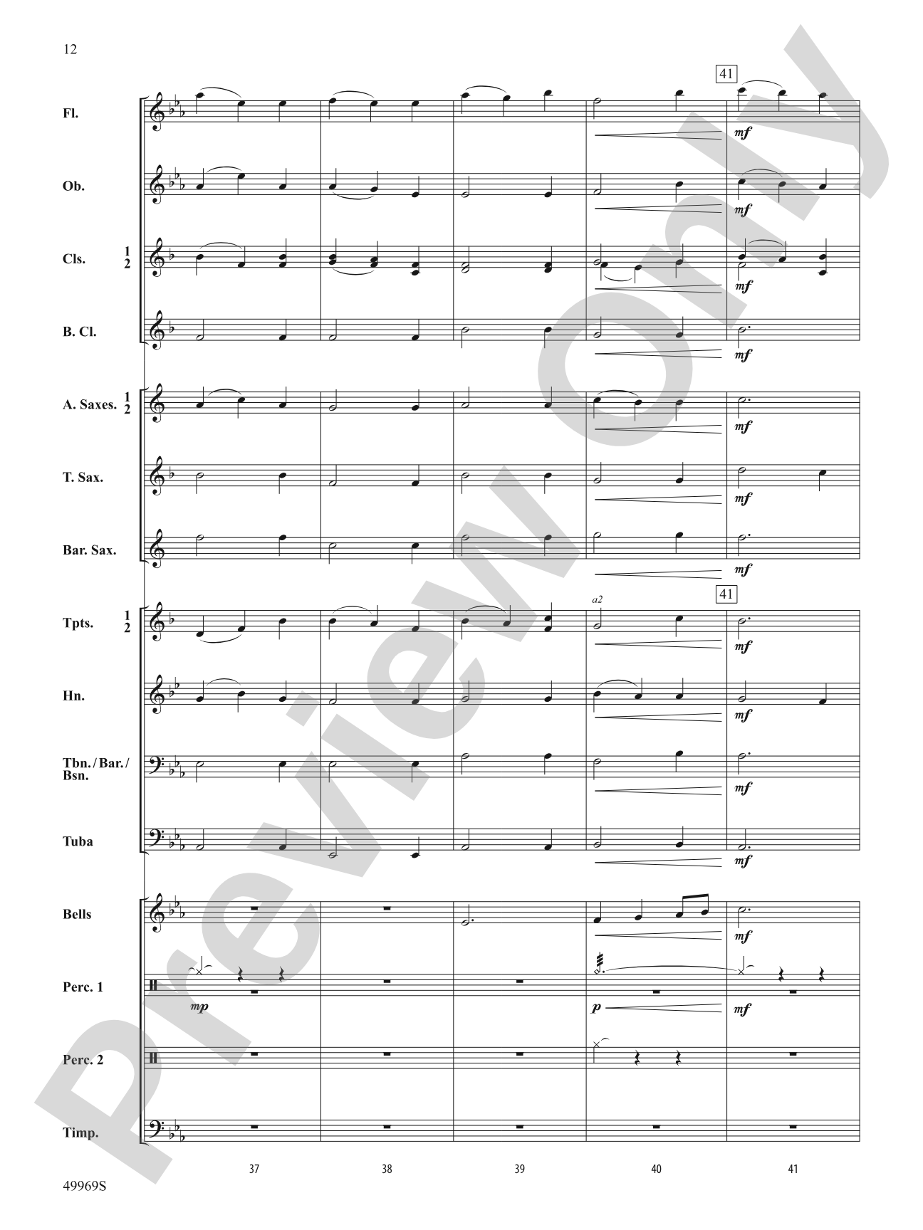 Joyous Festival: Concert Band Conductor Score & Parts