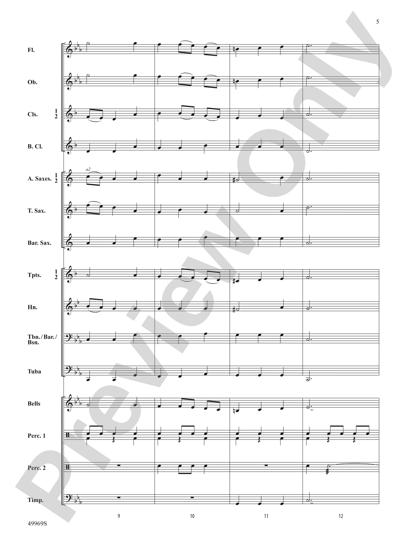 Joyous Festival: Concert Band Conductor Score & Parts