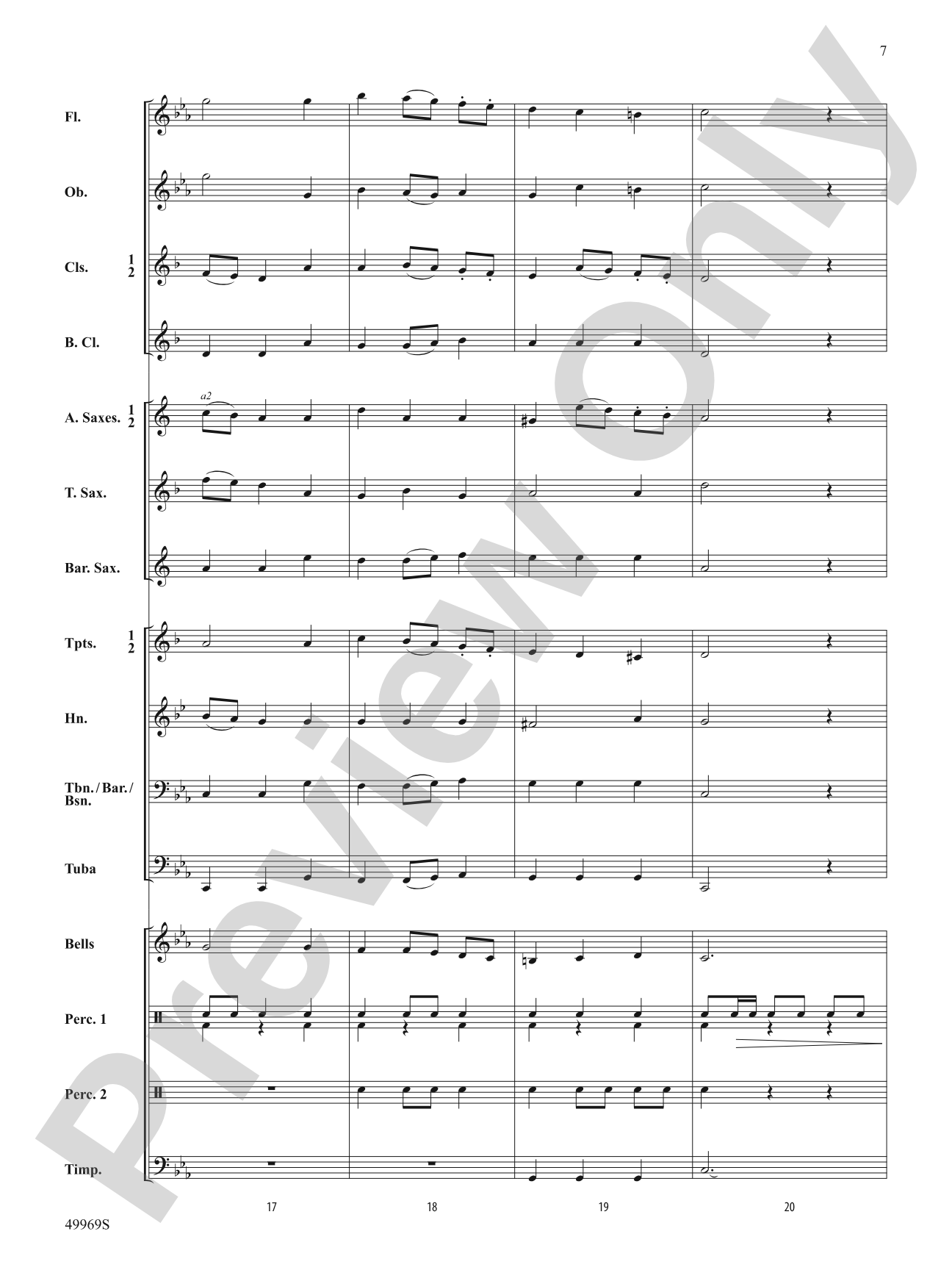 Joyous Festival: Concert Band Conductor Score & Parts