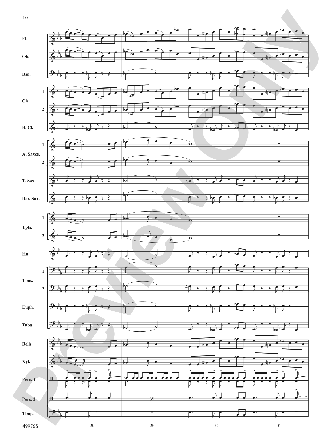 High Flight: Score