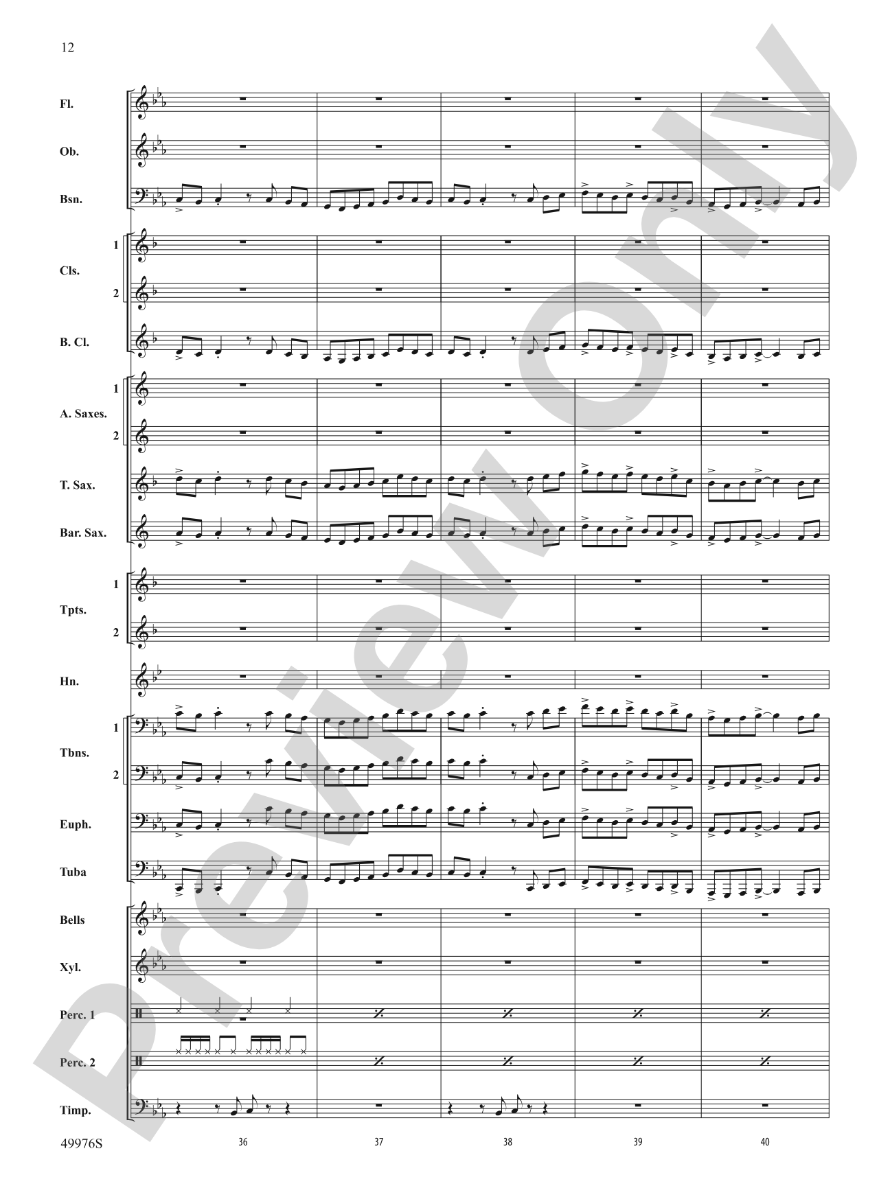 High Flight: Score