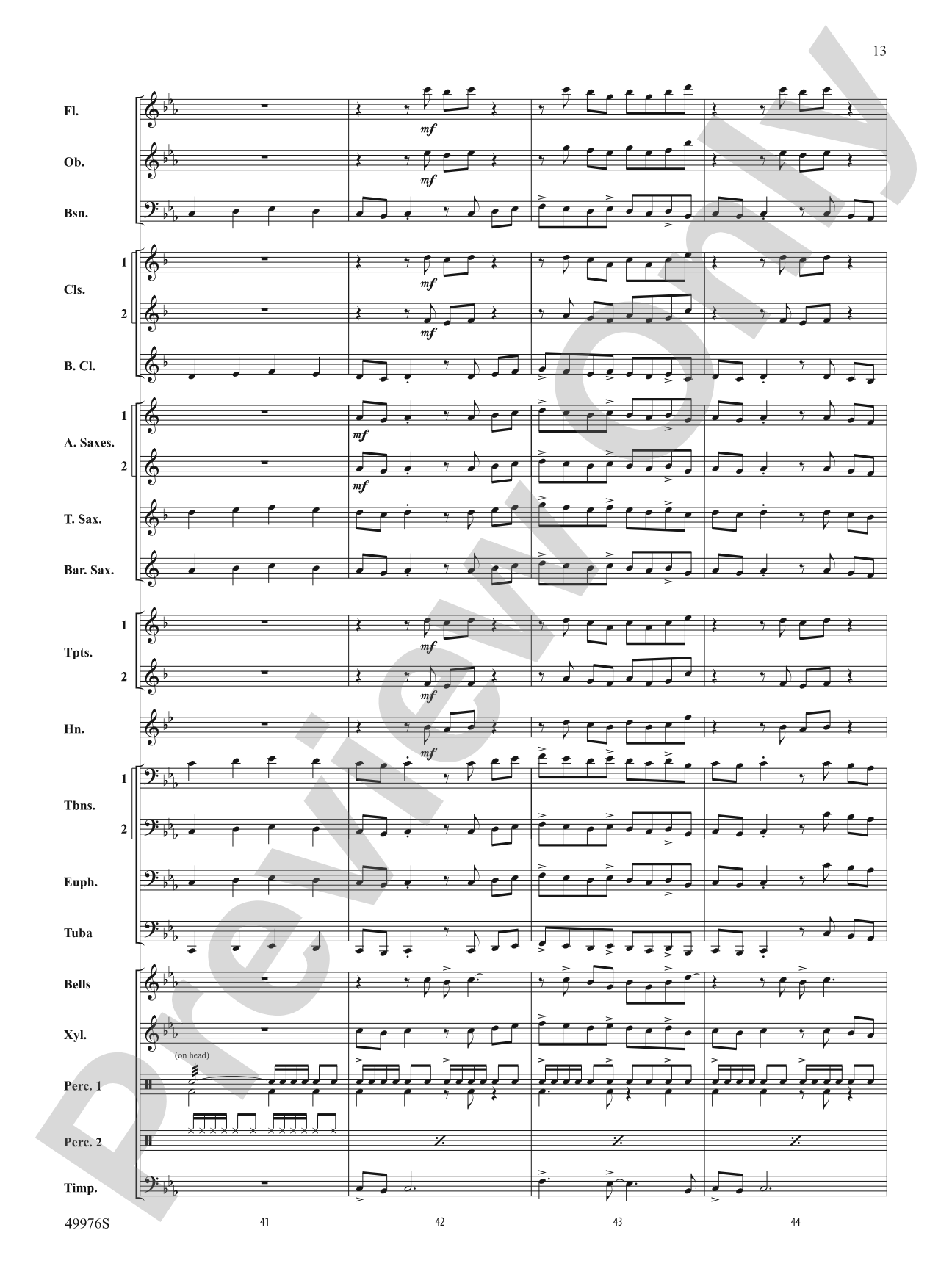 High Flight: Score