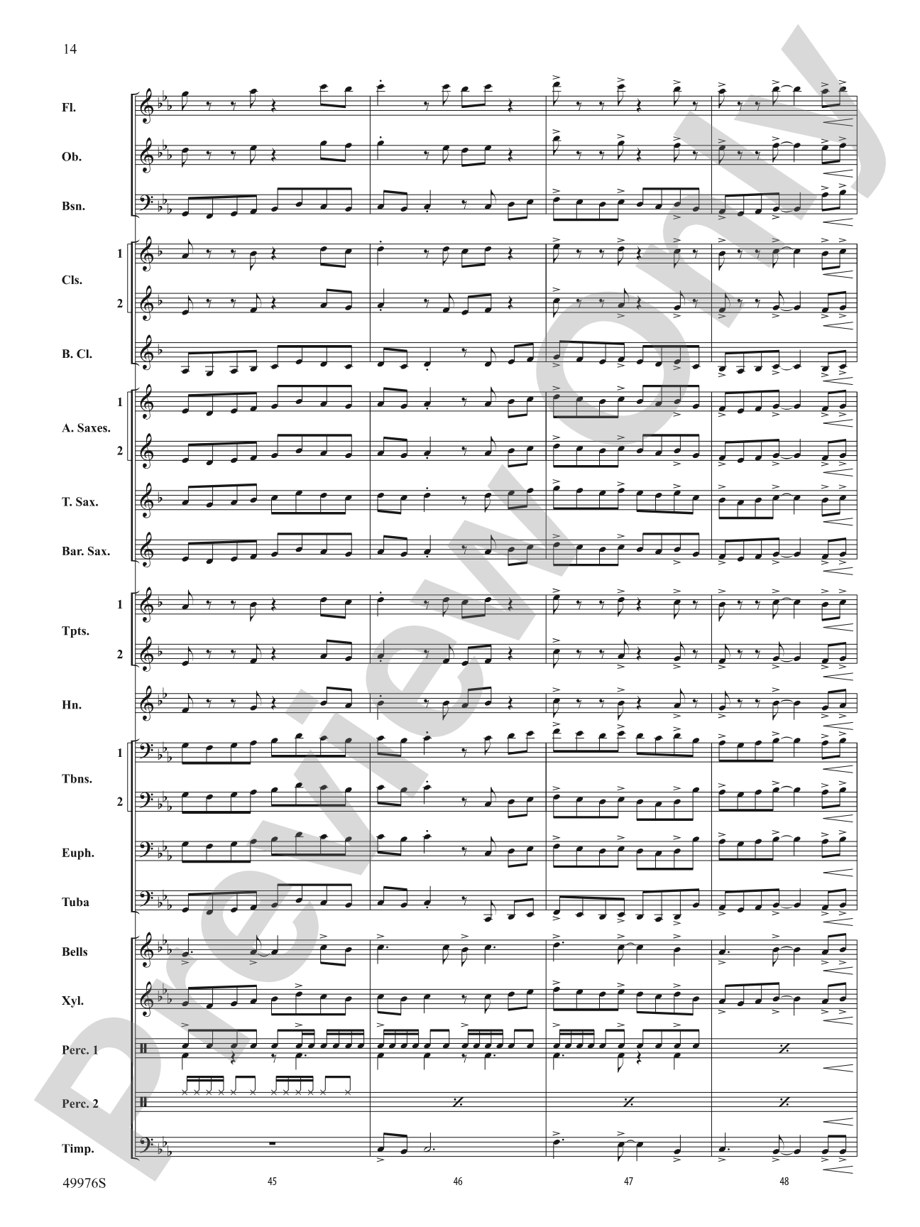 High Flight: Score