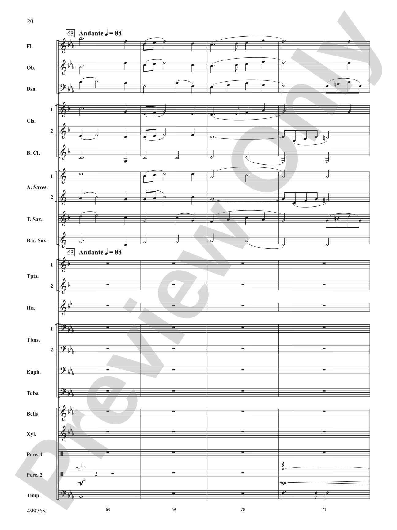 High Flight: Score