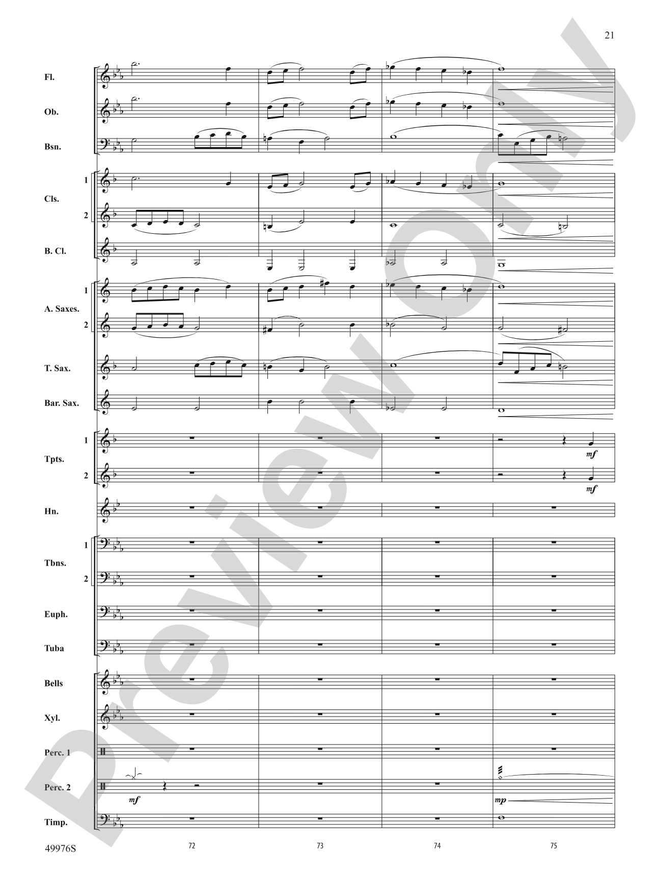 High Flight: Score