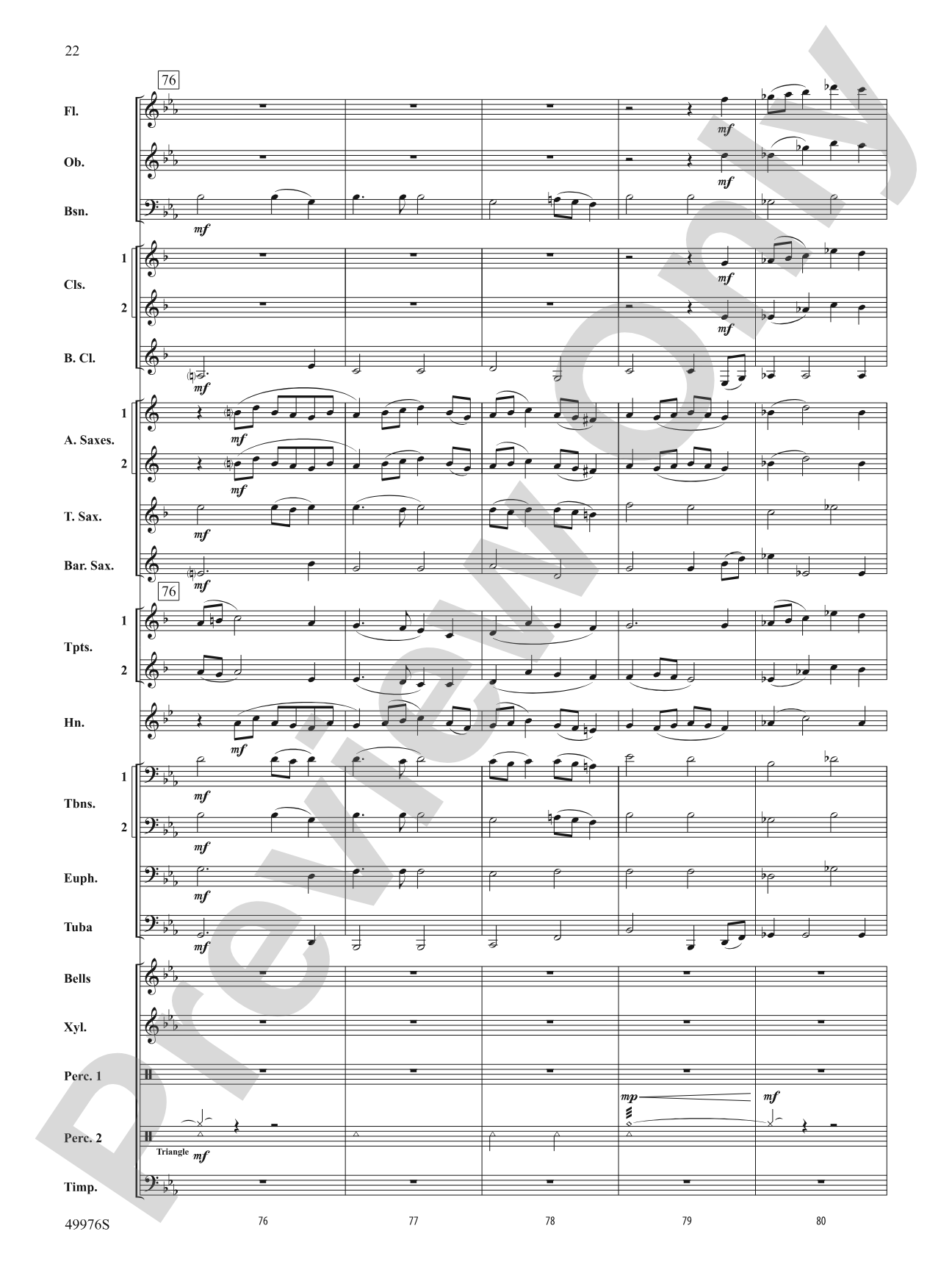 High Flight: Score