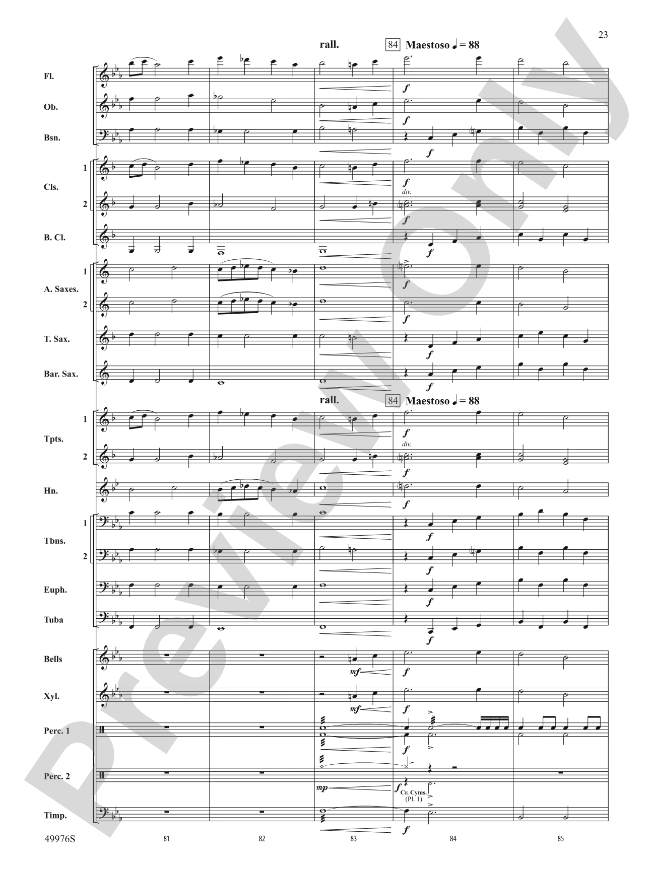 High Flight: Score