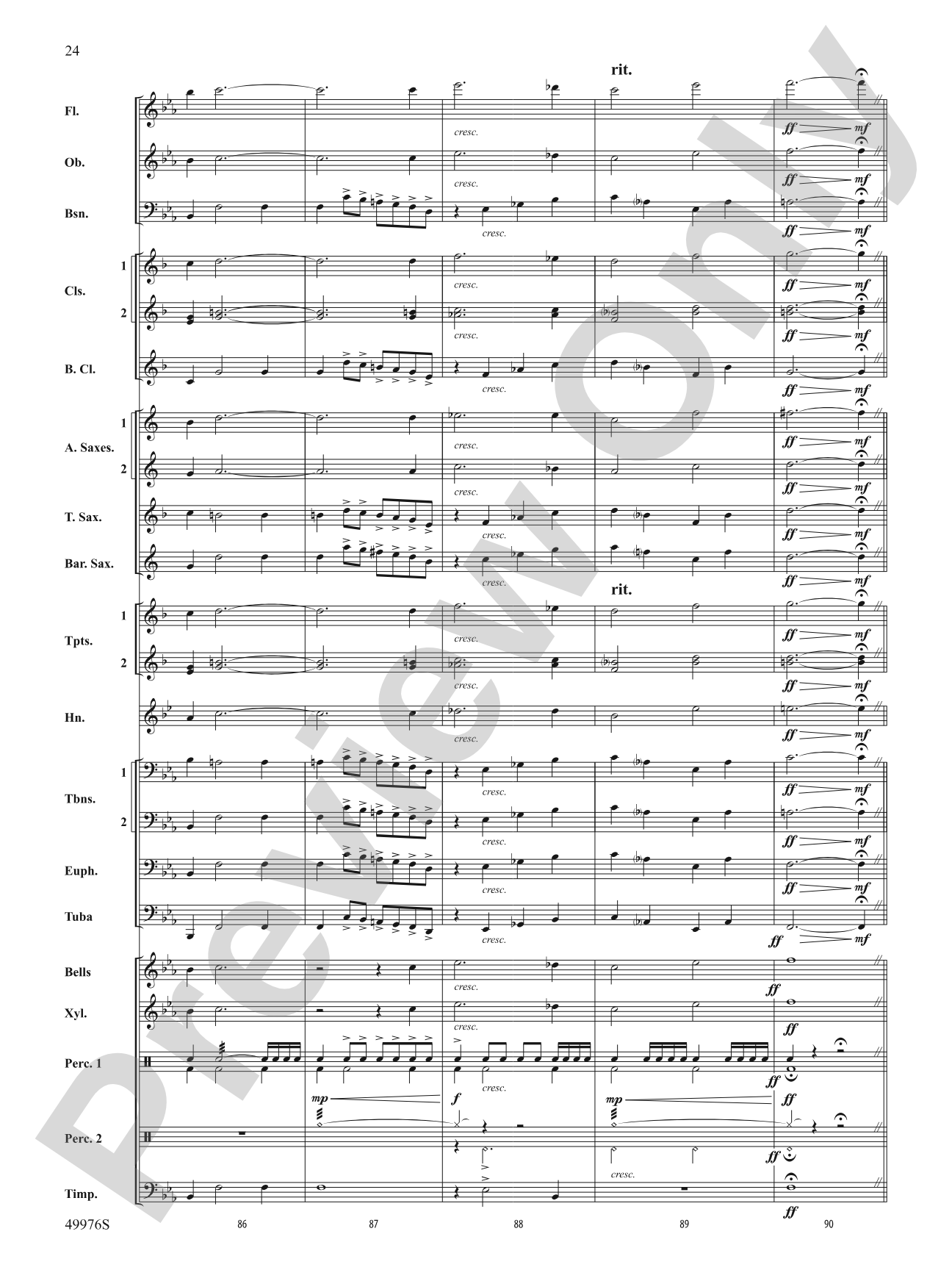 High Flight: Score