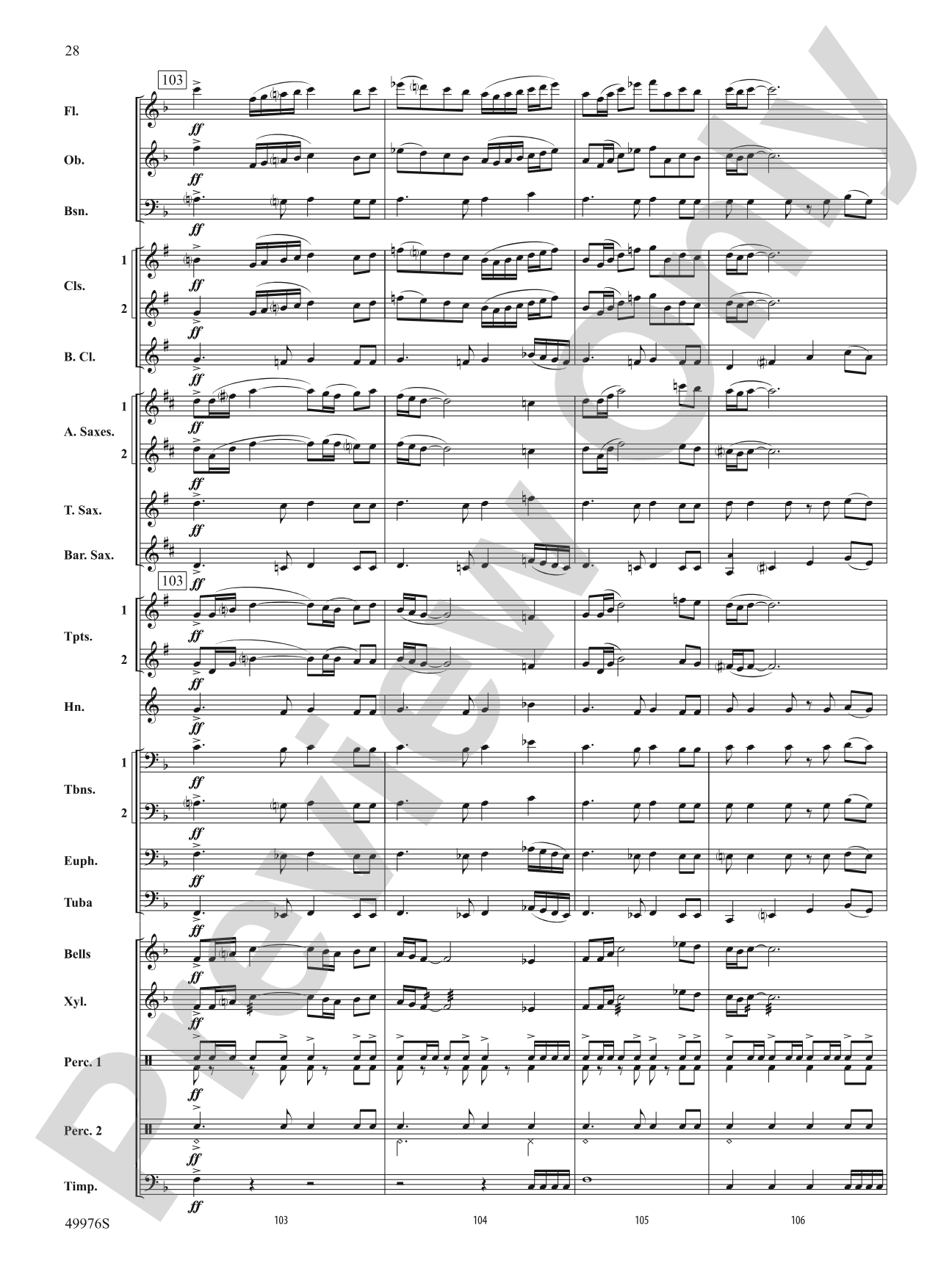 High Flight: Score