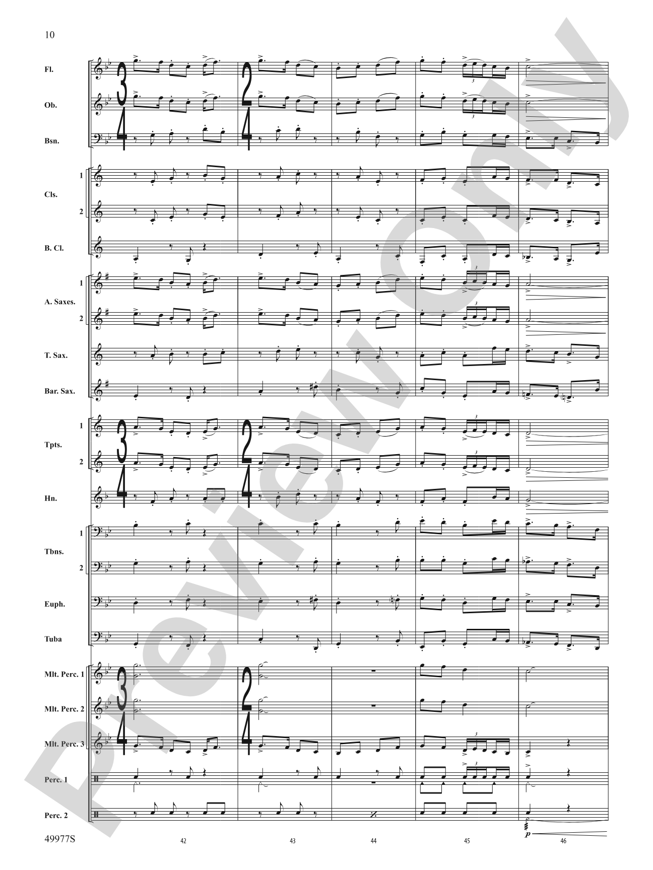 Tha Mi Sgìth: Score