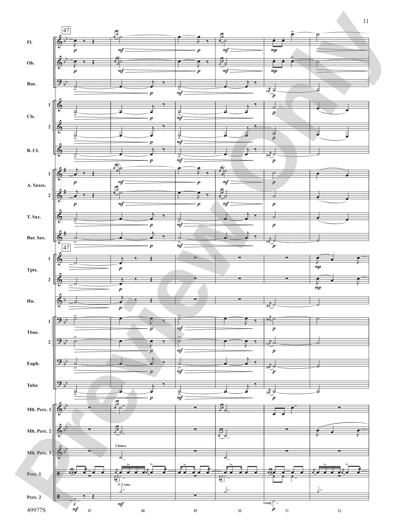 Tha Mi Sgìth: Score