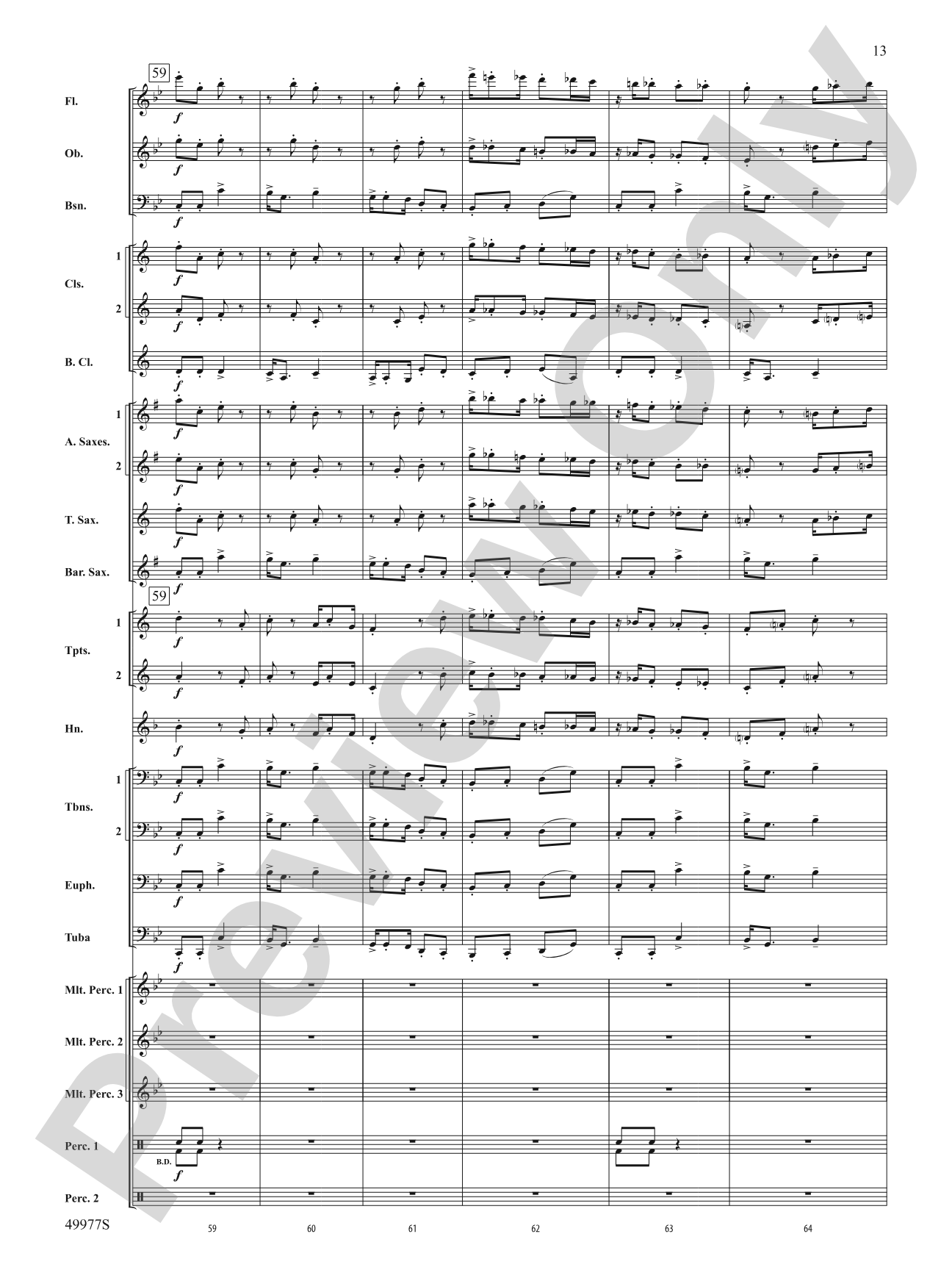 Tha Mi Sgìth: Score