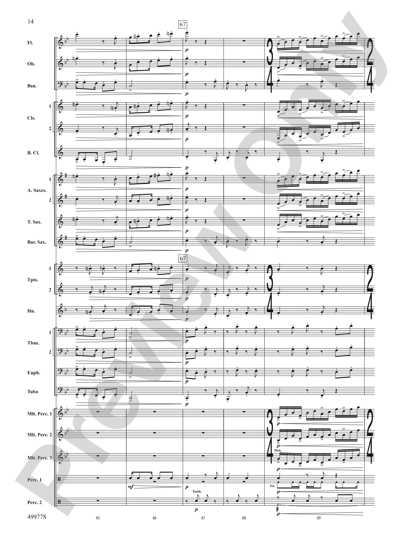 Tha Mi Sgìth: Score