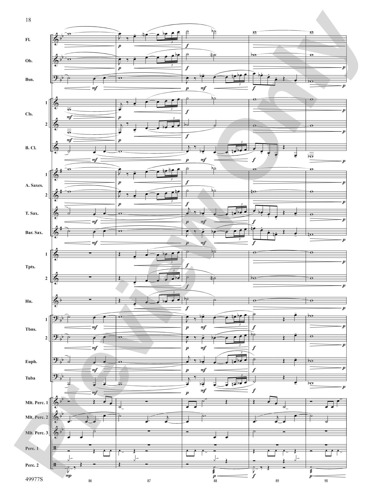 Tha Mi Sgìth: Score