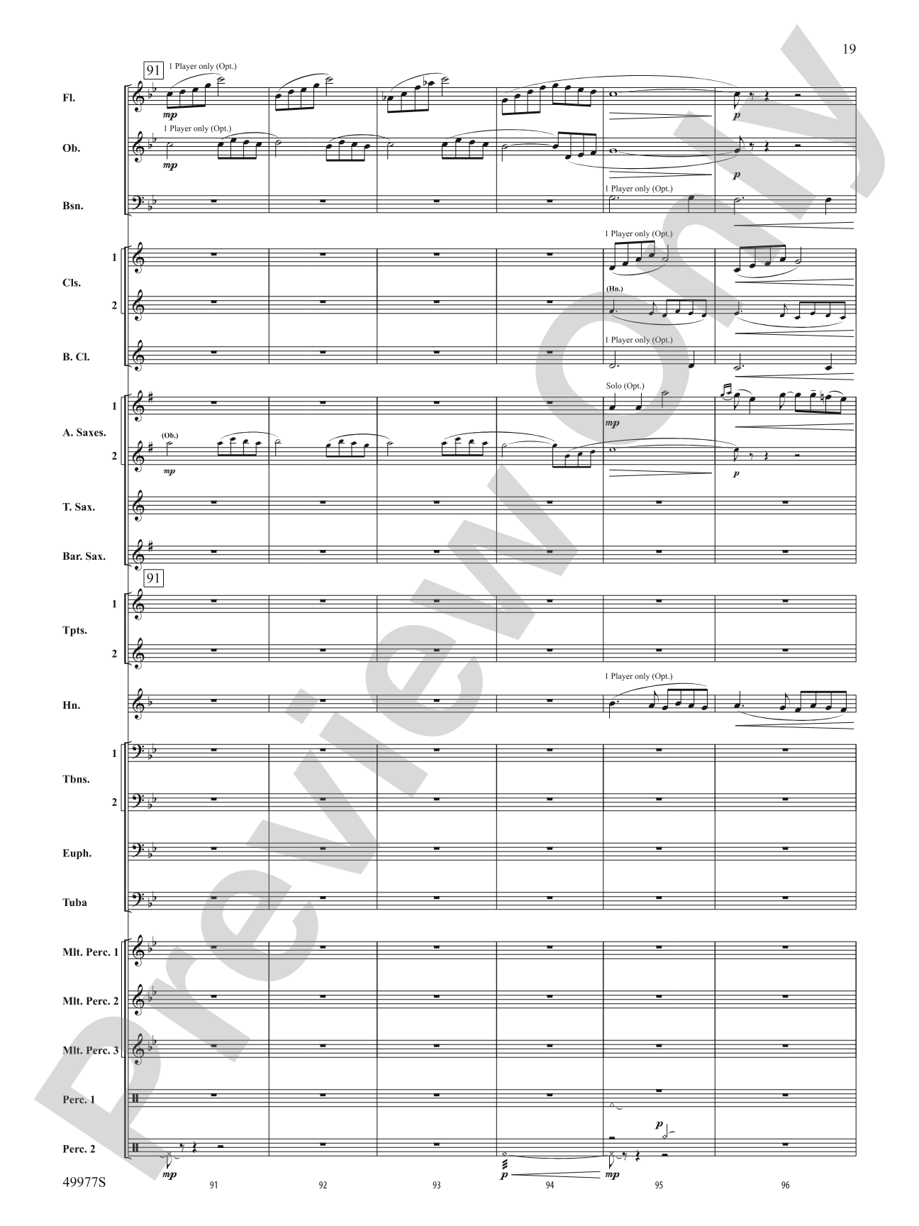 Tha Mi Sgìth: Score