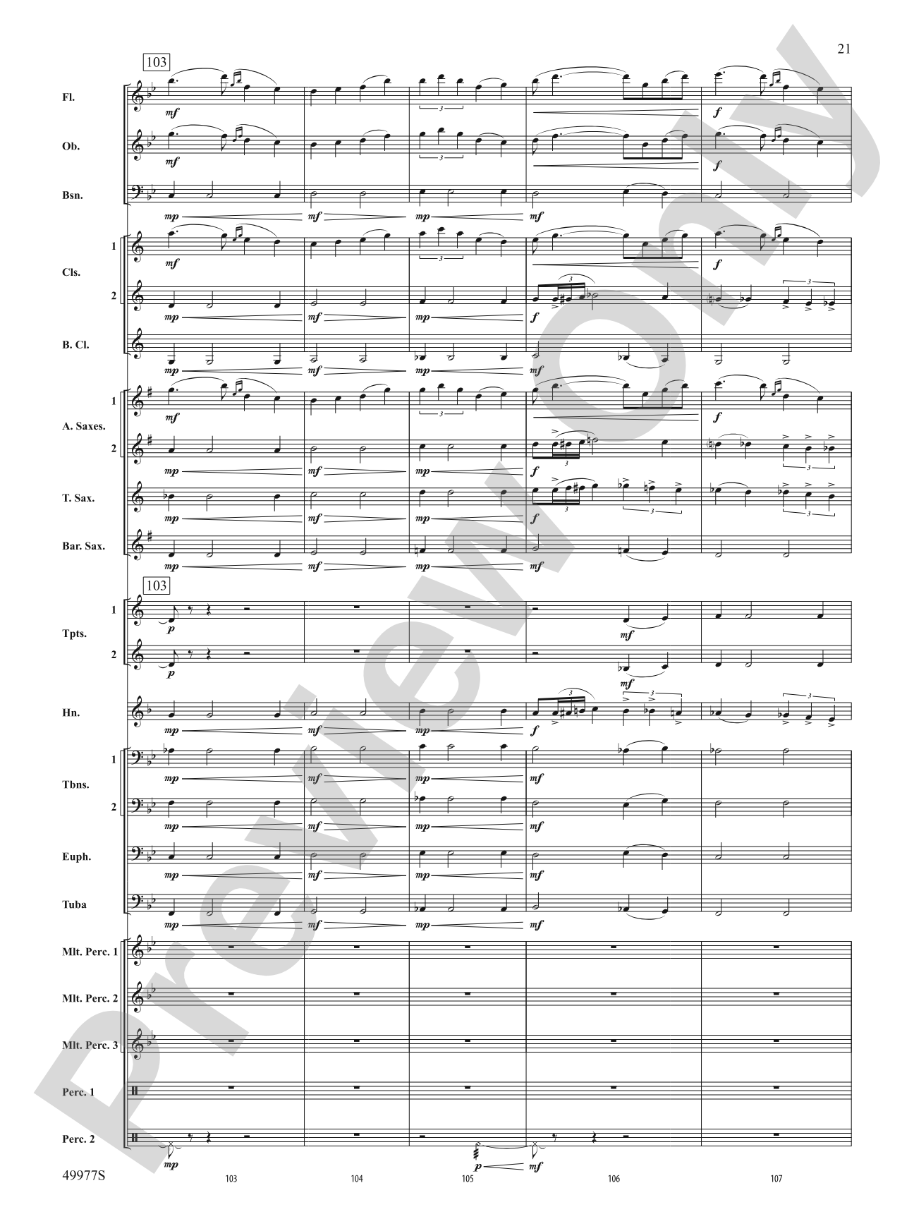 Tha Mi Sgìth: Score