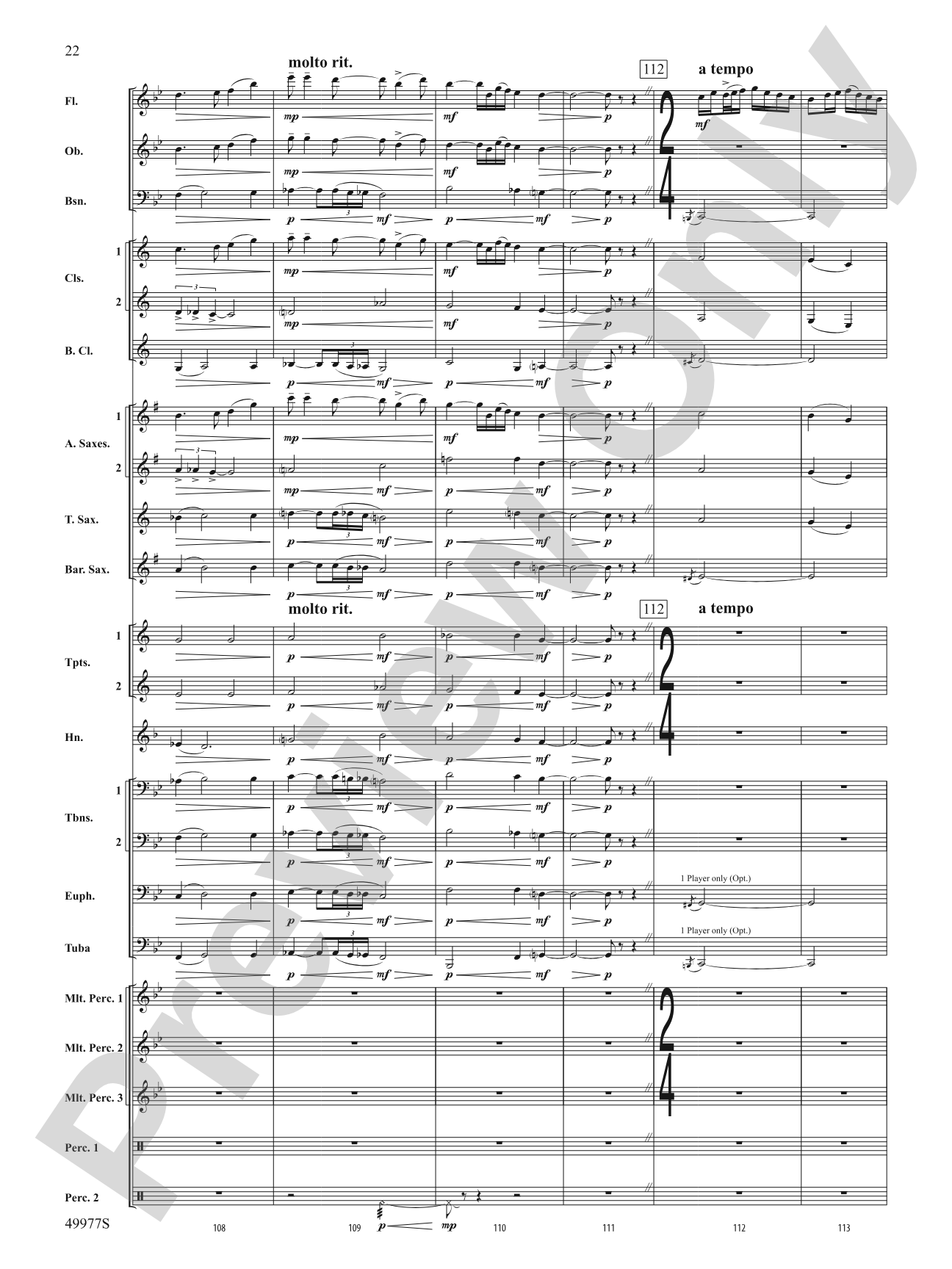 Tha Mi Sgìth: Score