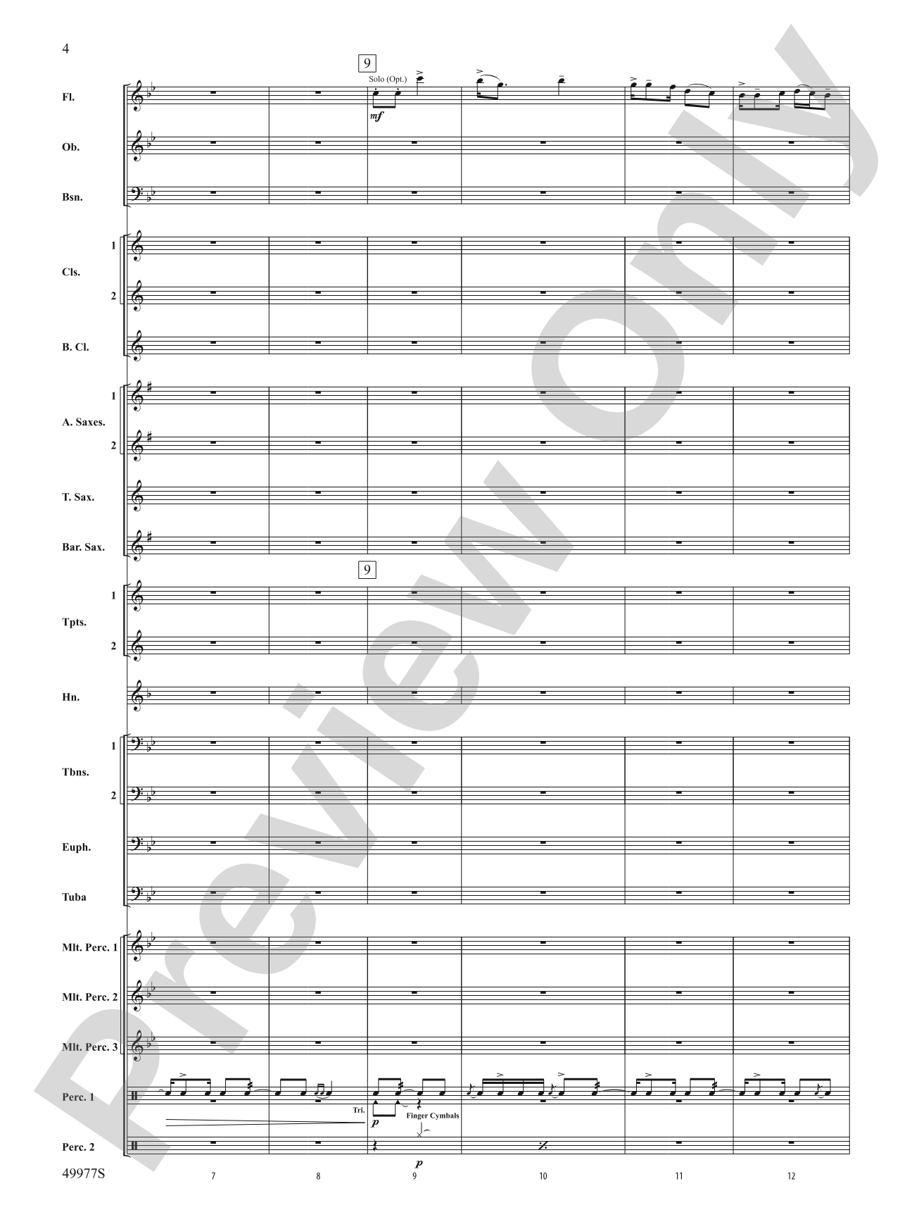 Tha Mi Sgìth: Score