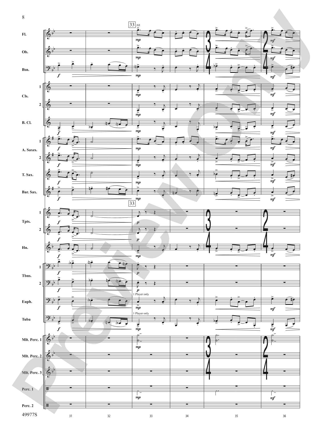 Tha Mi Sgìth: Score