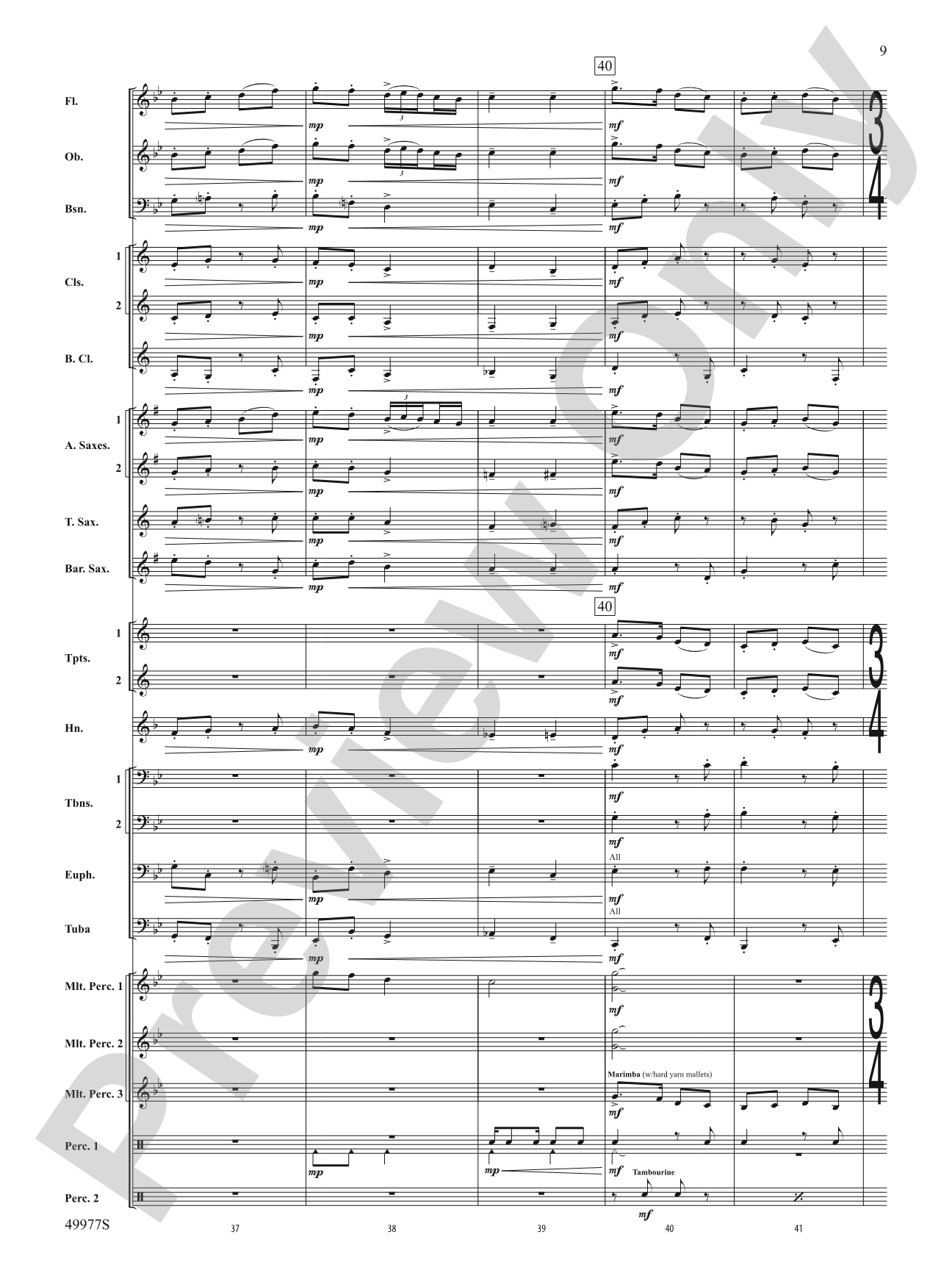 Tha Mi Sgìth: Score