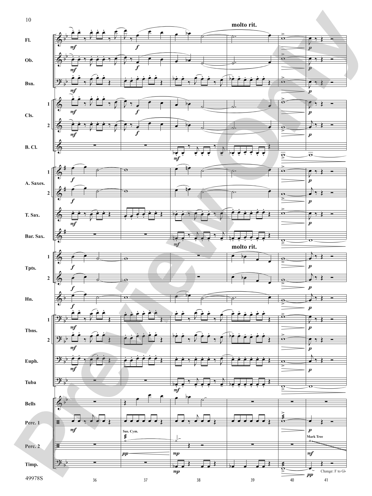 My Heart with Pleasure Fills: Concert Band Conductor Score & Parts