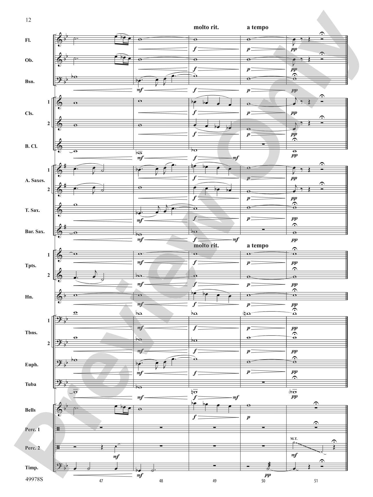 My Heart with Pleasure Fills: Concert Band Conductor Score & Parts