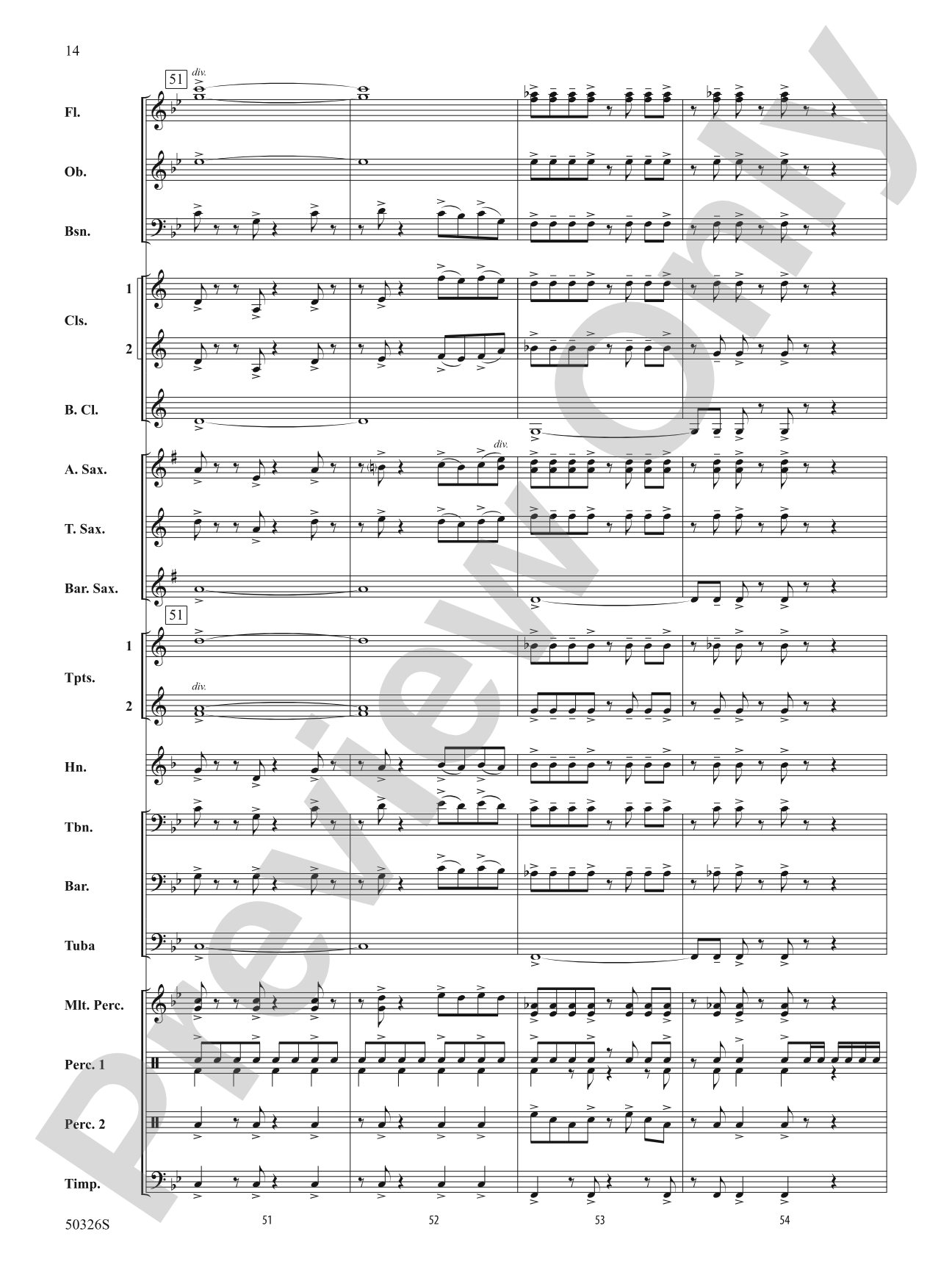 Intenso: Concert Band Conductor Score & Parts