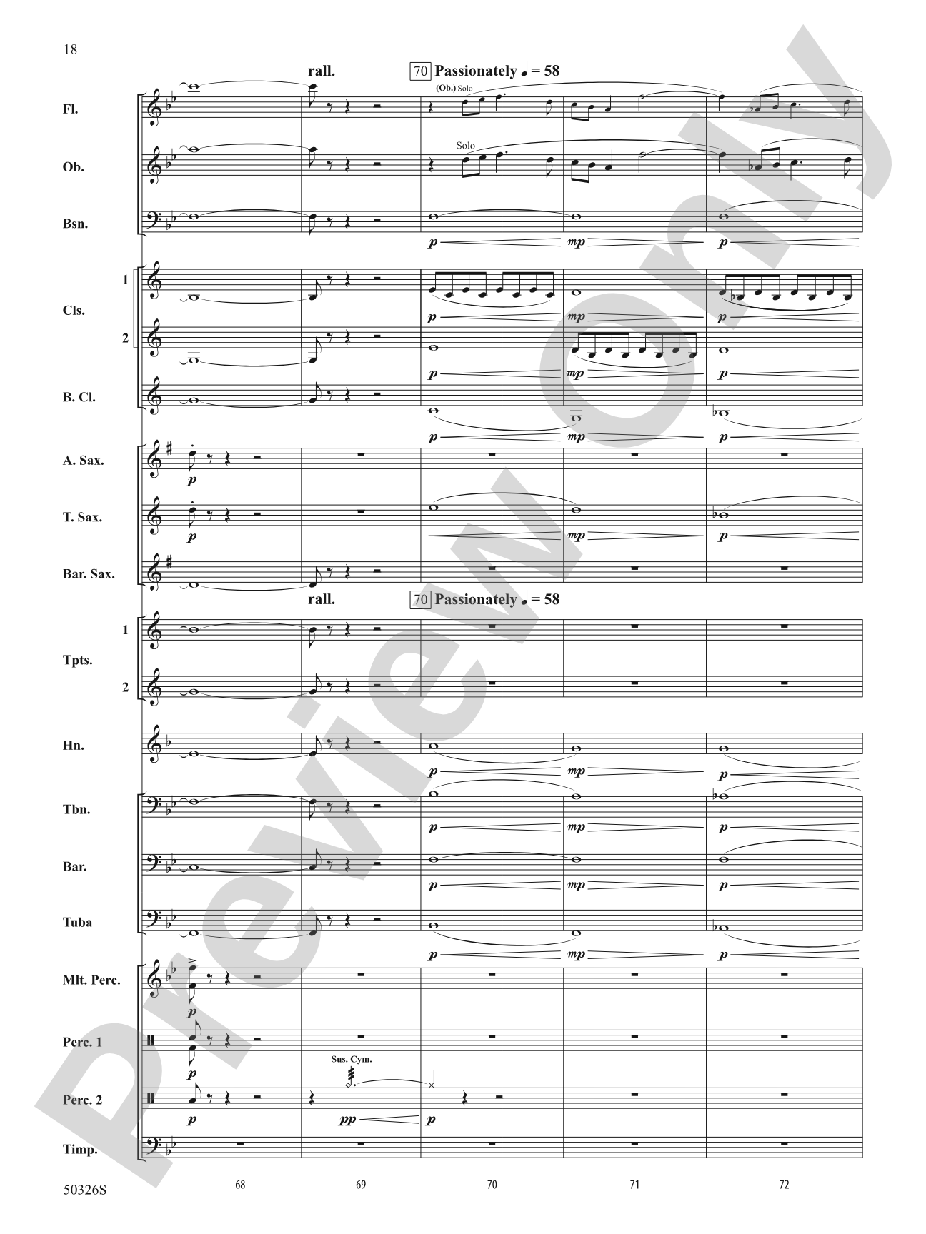 Intenso: Concert Band Conductor Score & Parts