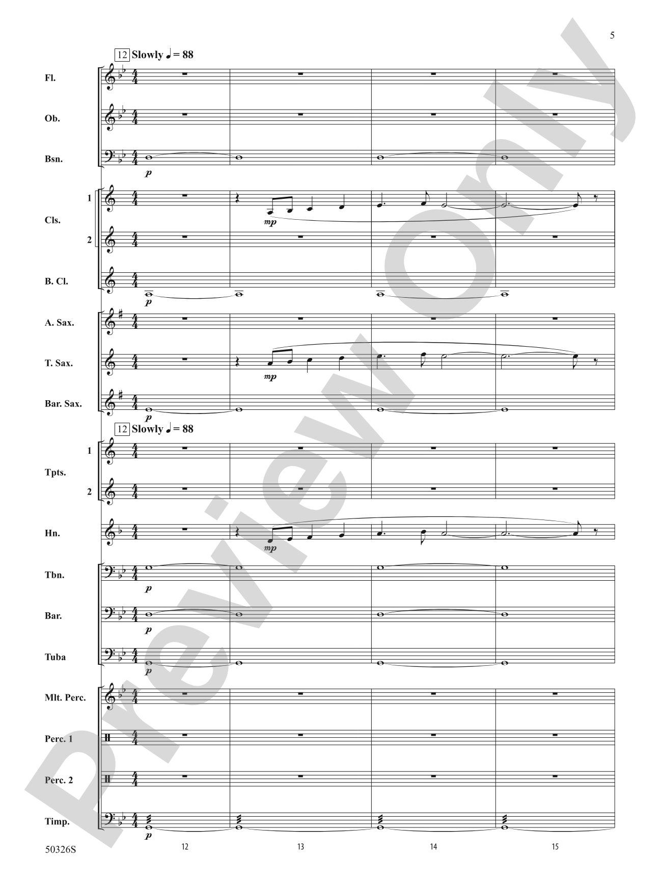 Intenso: Concert Band Conductor Score & Parts