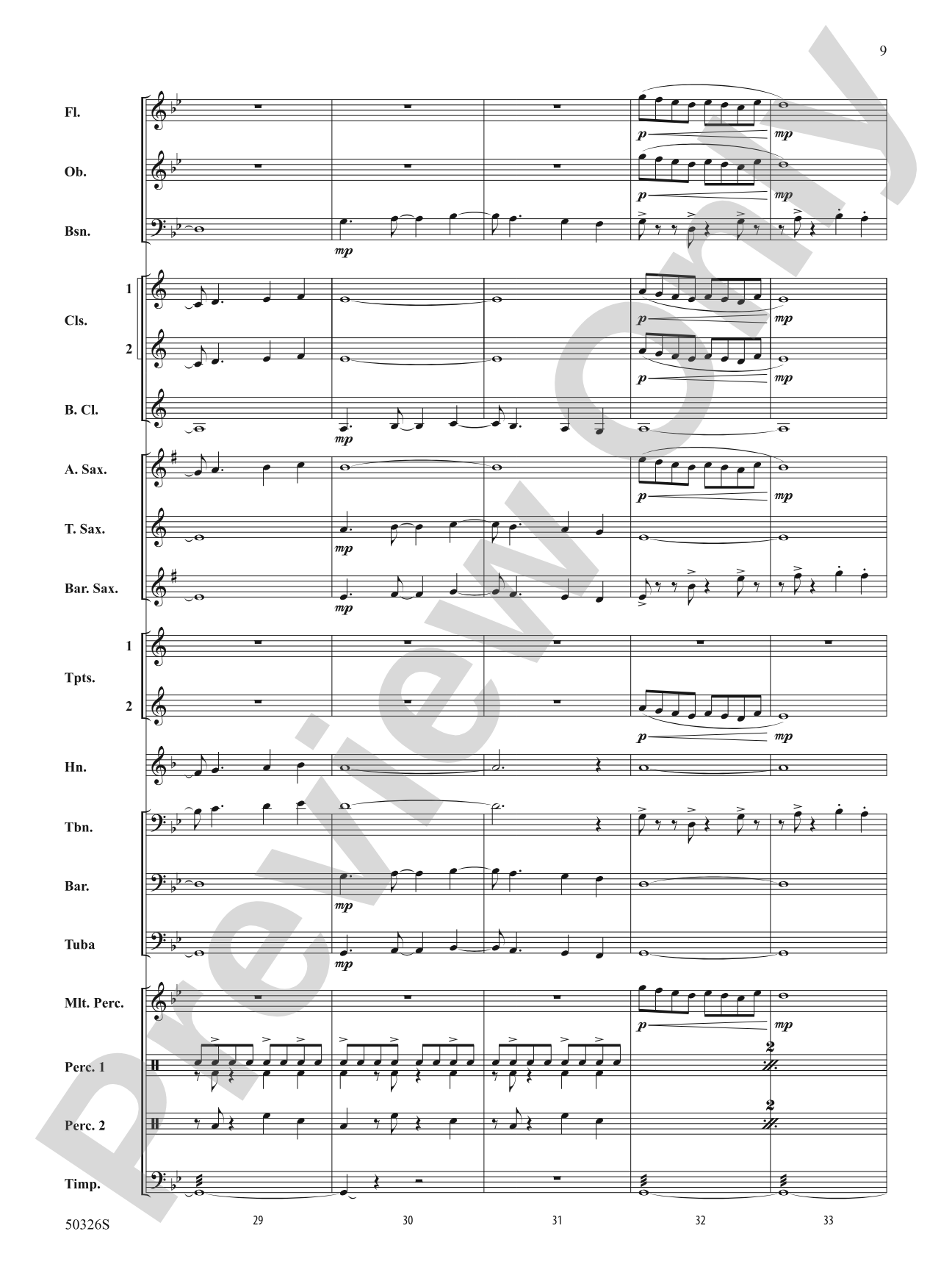 Intenso: Concert Band Conductor Score & Parts