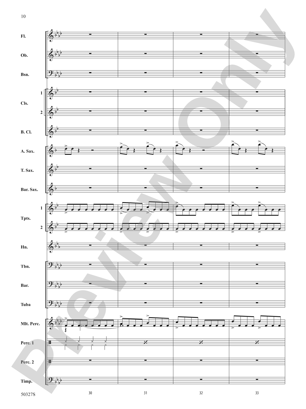 Reflections and Furies: Concert Band Conductor Score & Parts