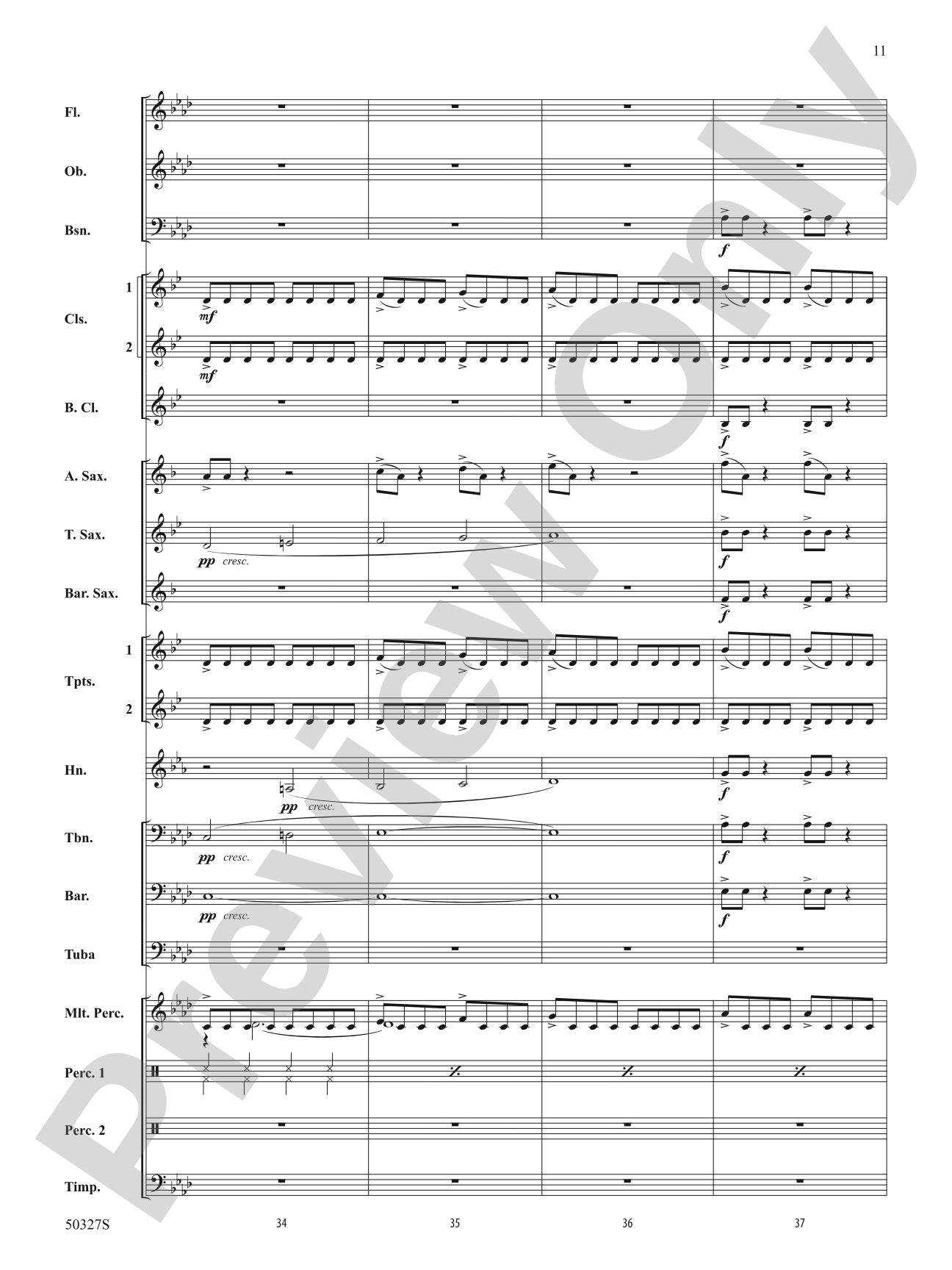 Reflections and Furies: Concert Band Conductor Score & Parts