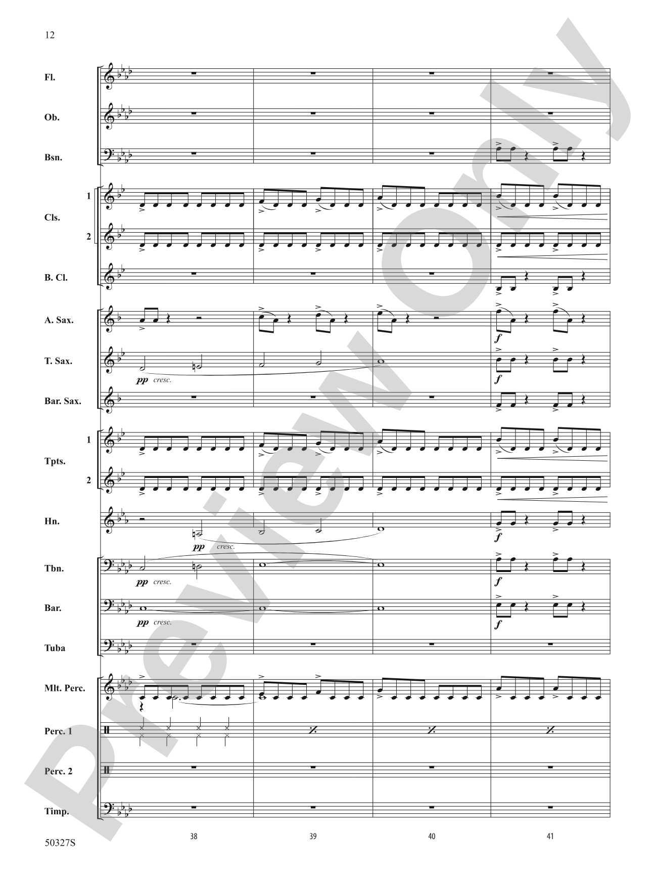 Reflections and Furies: Concert Band Conductor Score & Parts