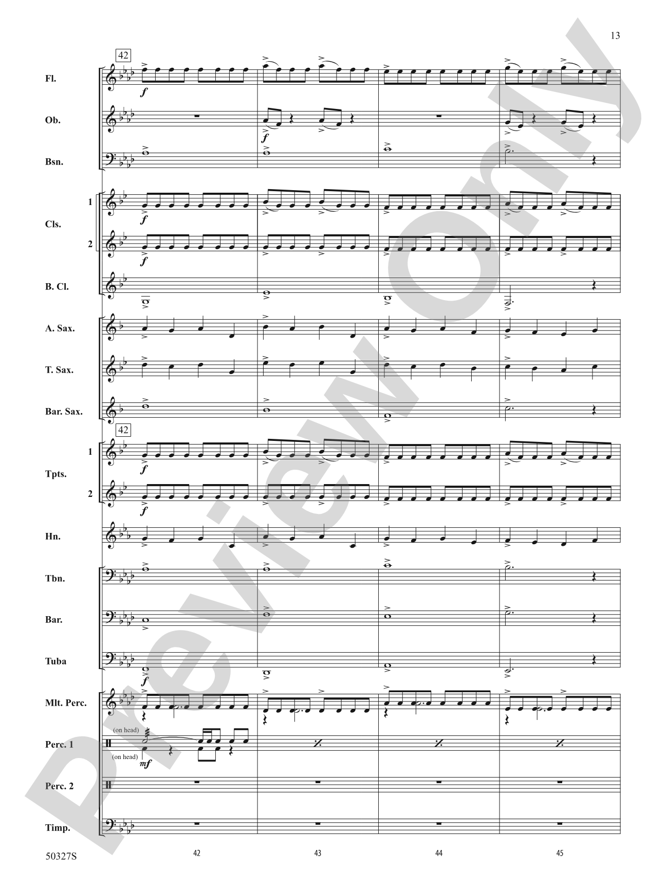 Reflections and Furies: Concert Band Conductor Score & Parts