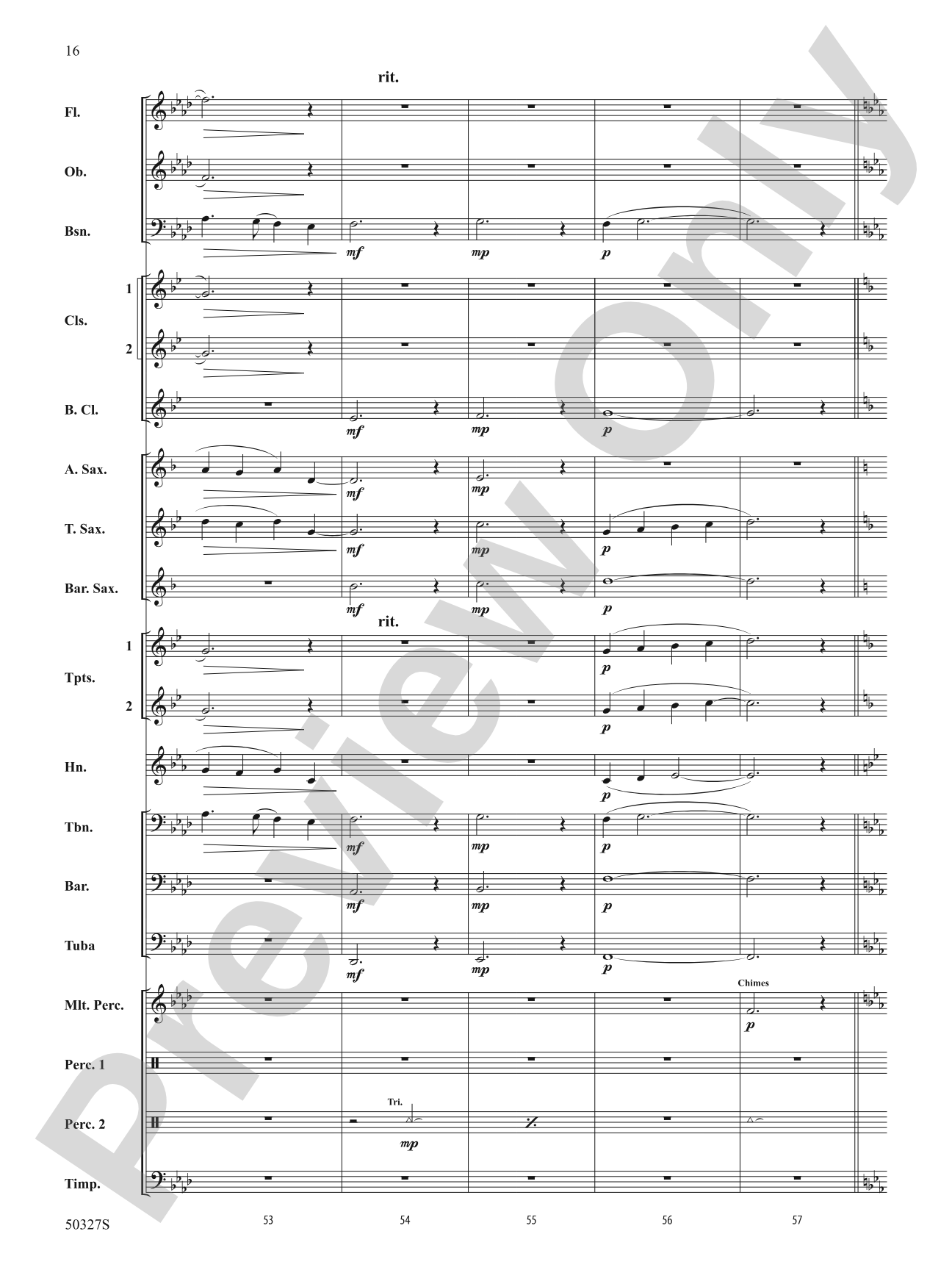 Reflections and Furies: Concert Band Conductor Score & Parts