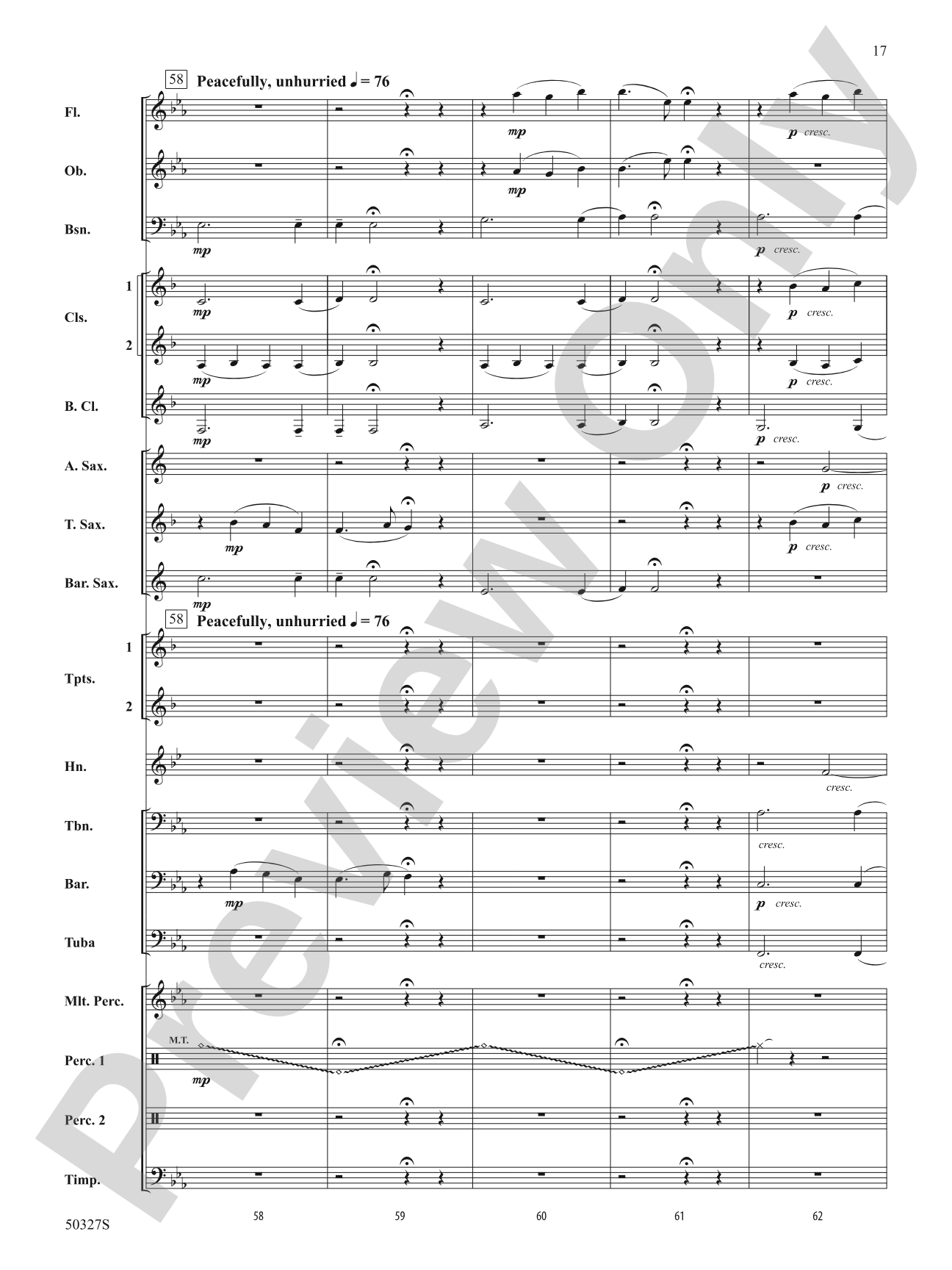 Reflections and Furies: Concert Band Conductor Score & Parts