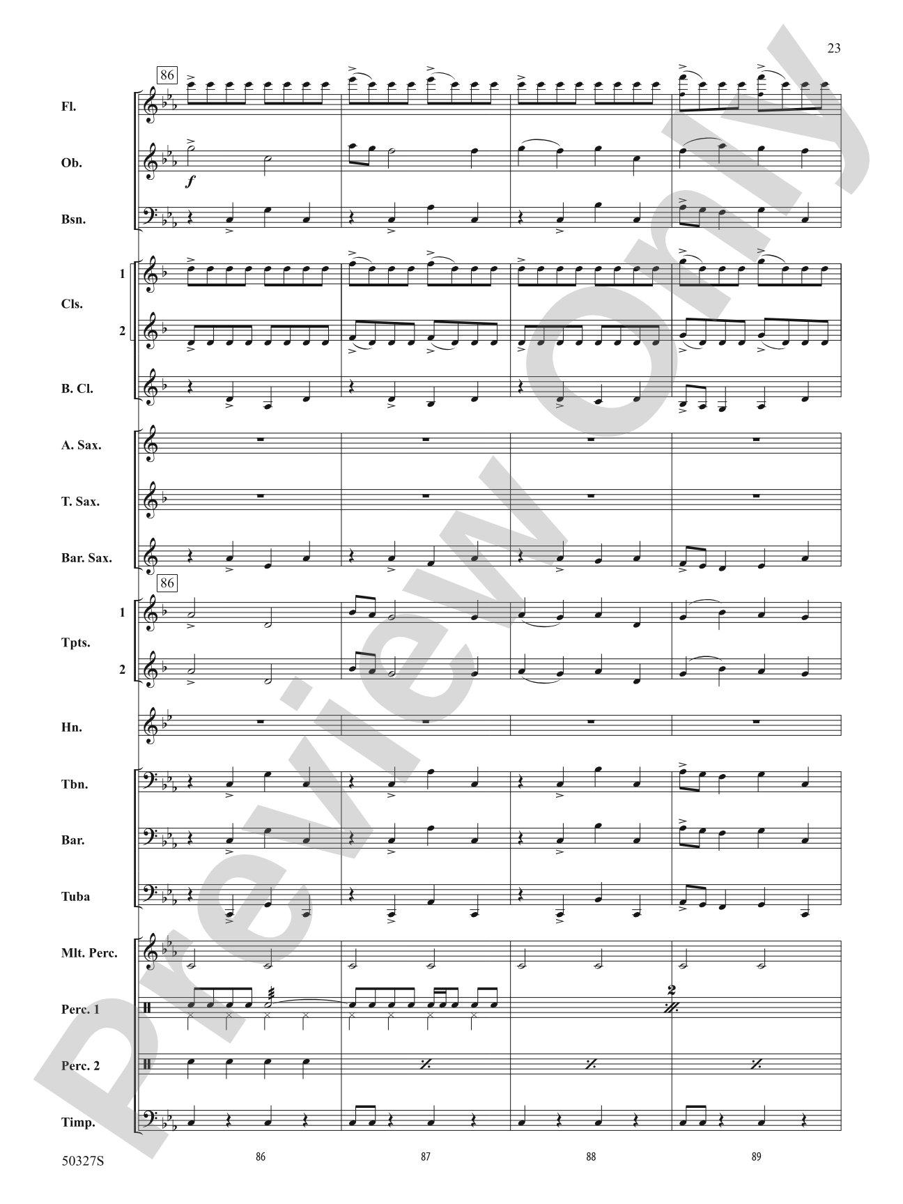 Reflections and Furies: Concert Band Conductor Score & Parts