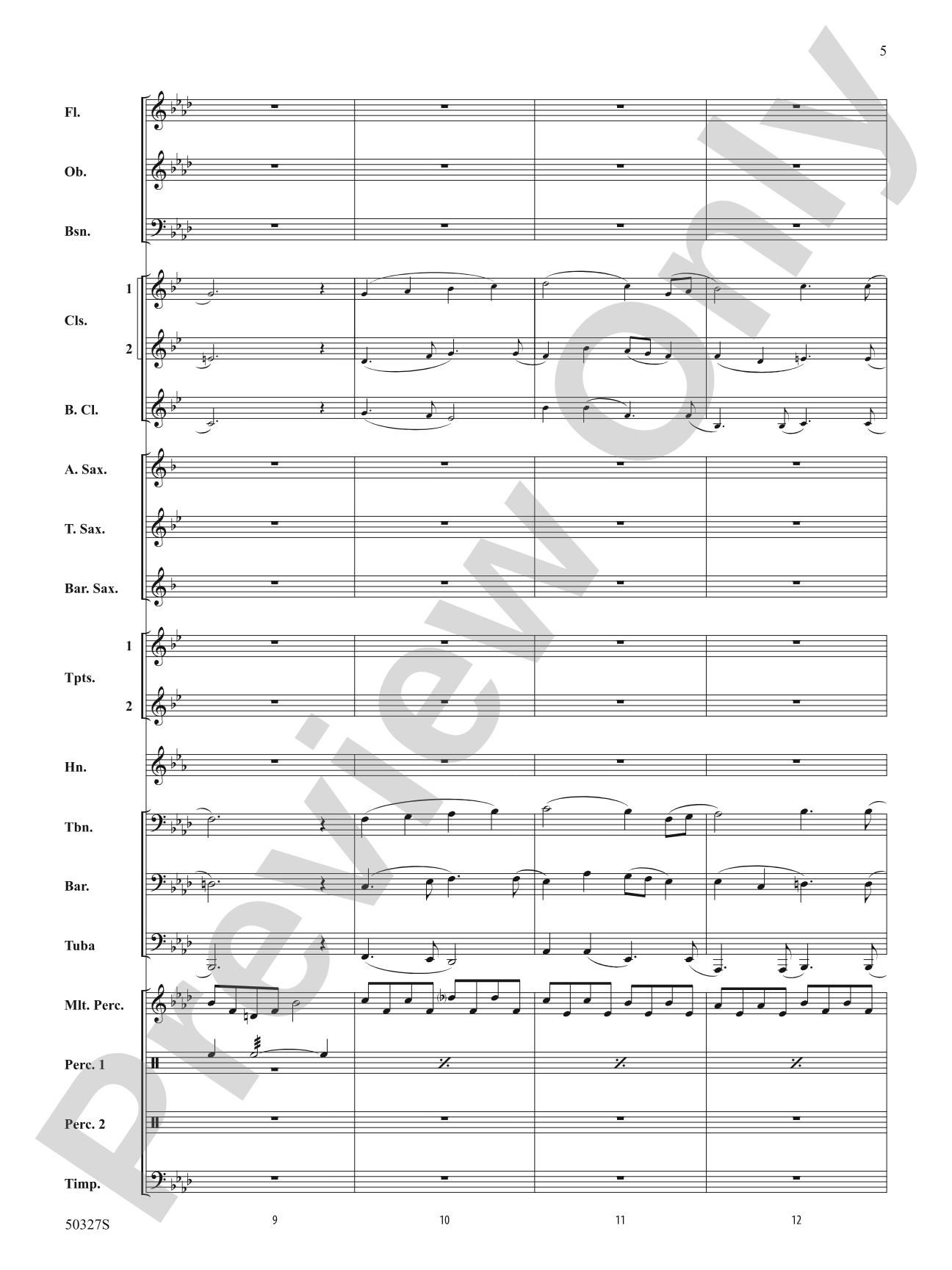 Reflections and Furies: Concert Band Conductor Score & Parts