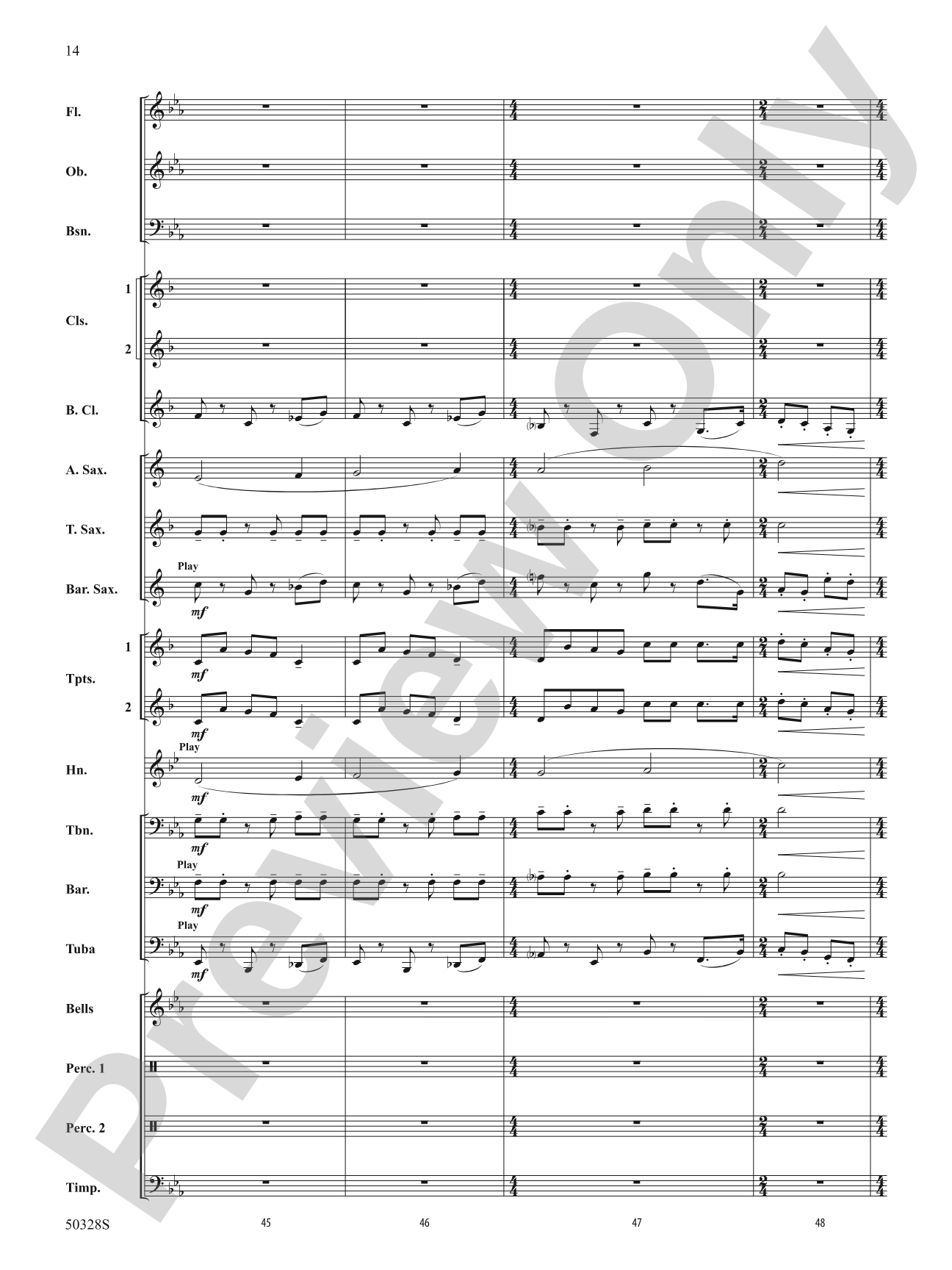 A Dashing Gallop: Score