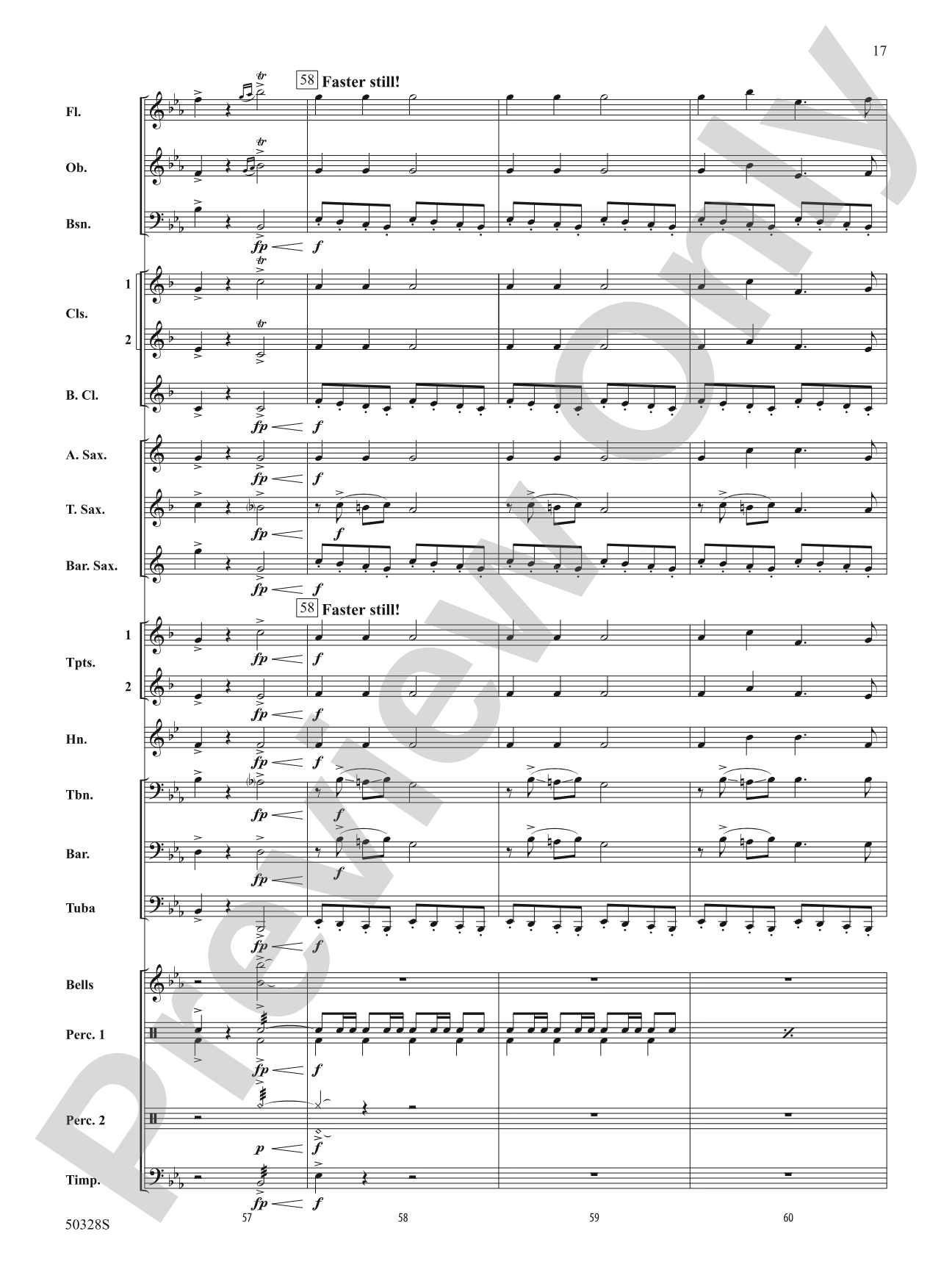 A Dashing Gallop: Score