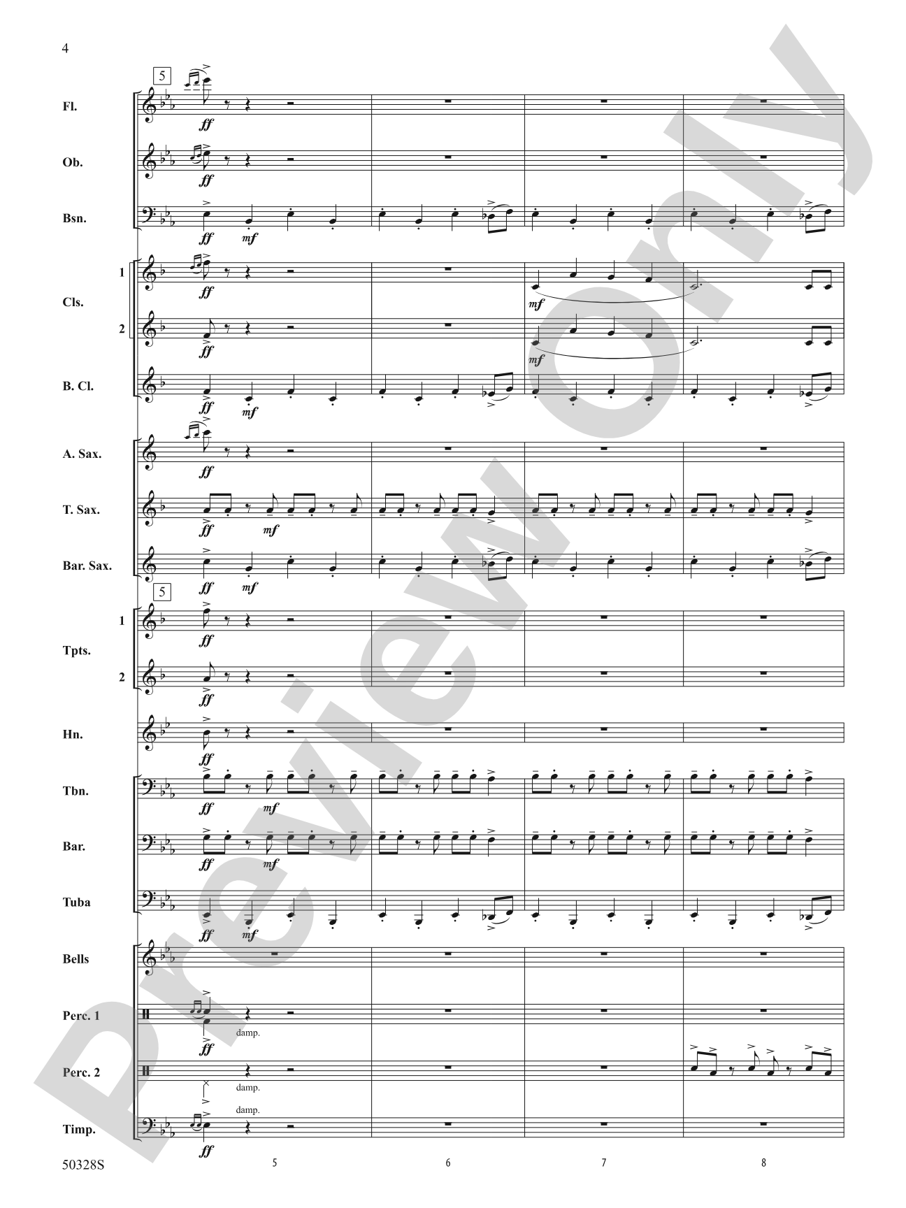 A Dashing Gallop: Score