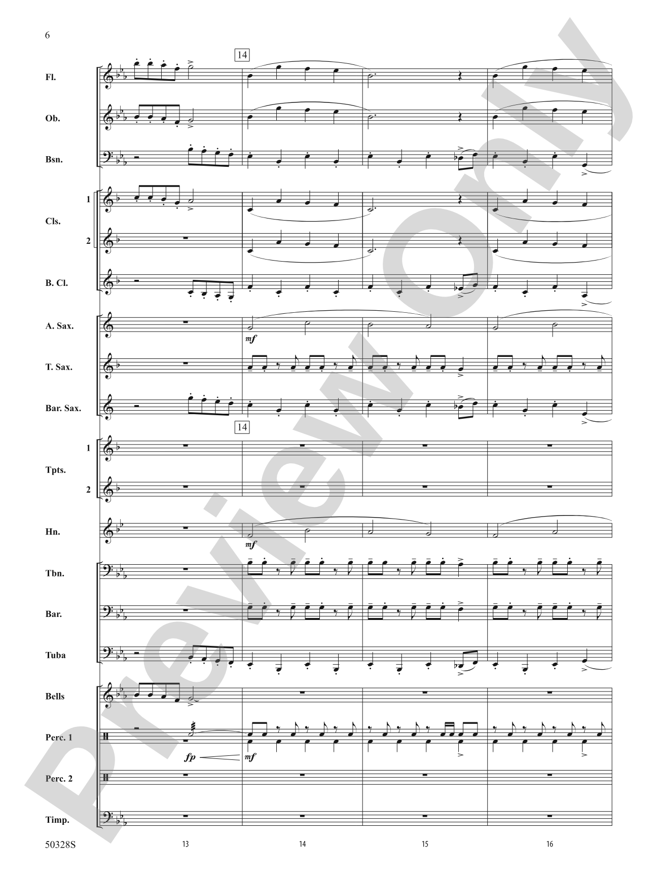 A Dashing Gallop: Score